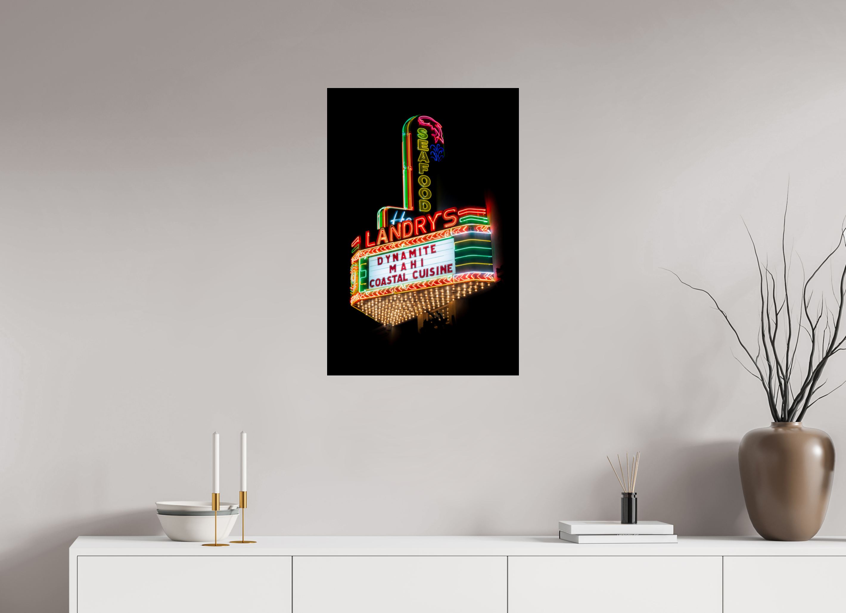 50 x 75 cm, Photo Print Under Acrylic Glass Landry's Seafood