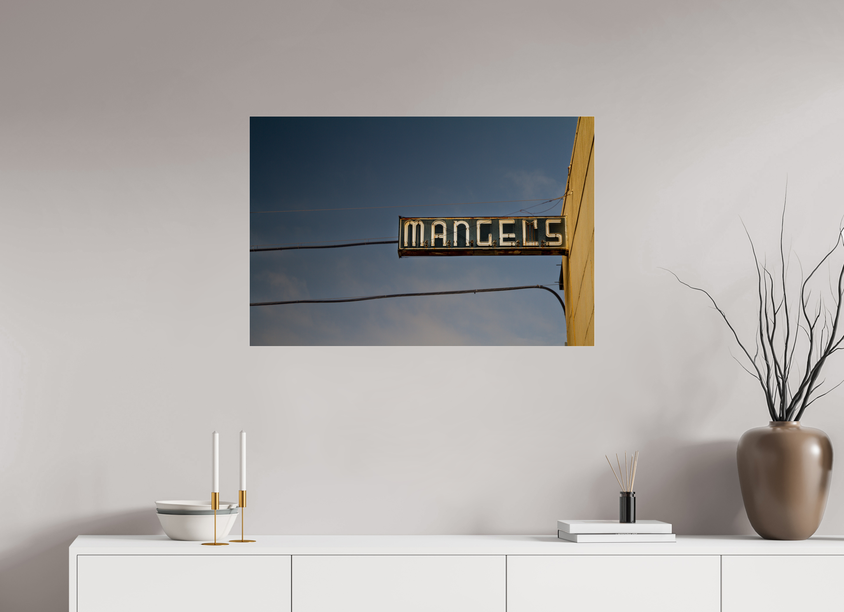 90 x 60 cm, Photo Print Under Acrylic Glass Mangel's