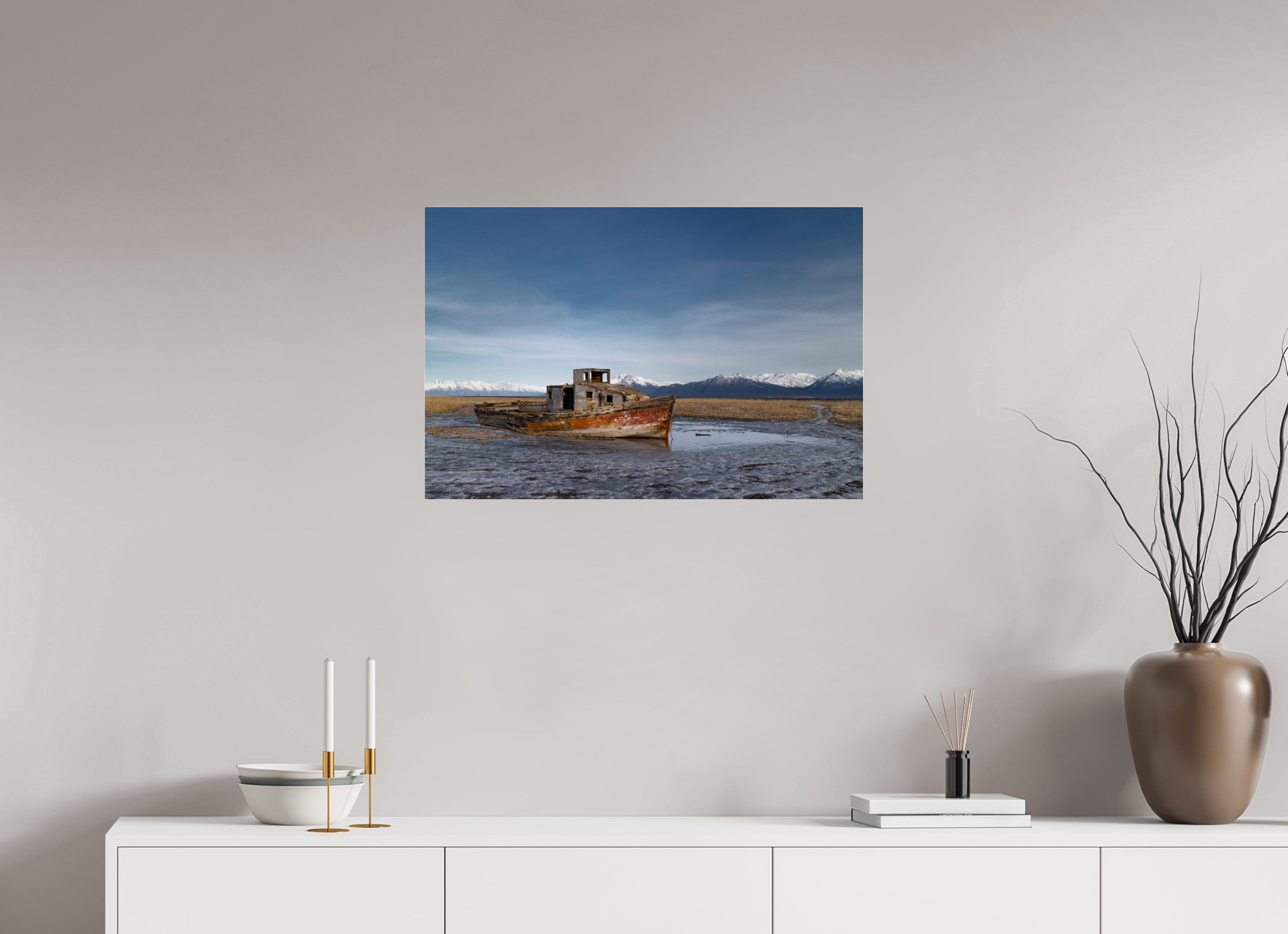 75 x 50 cm, Photo Print Under Acrylic Glass Stranded
