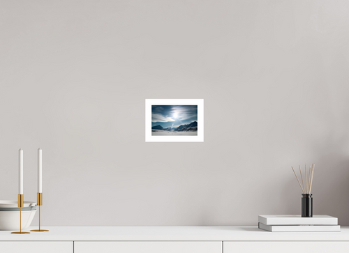 15 x 10 cm, Photo Print On Crystal DP II Alaskan Mountain Pass