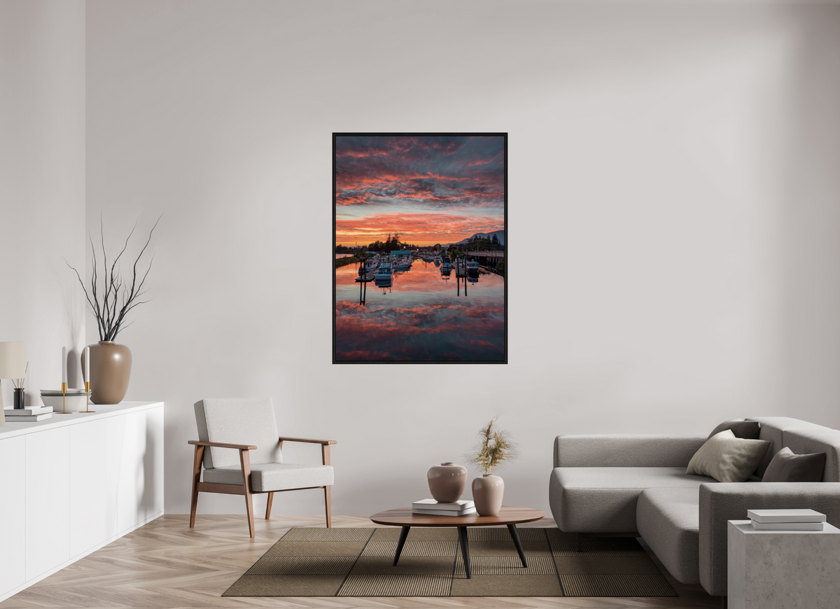 105 x 140 cm, Floater Frame Victoria Quay