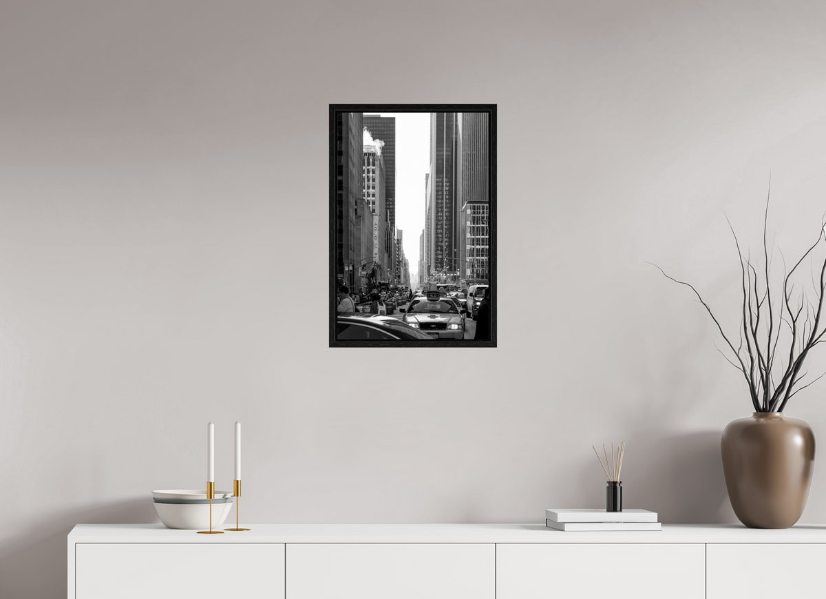 40 x 60 cm, Print under Acrylic with Floater Frame New York