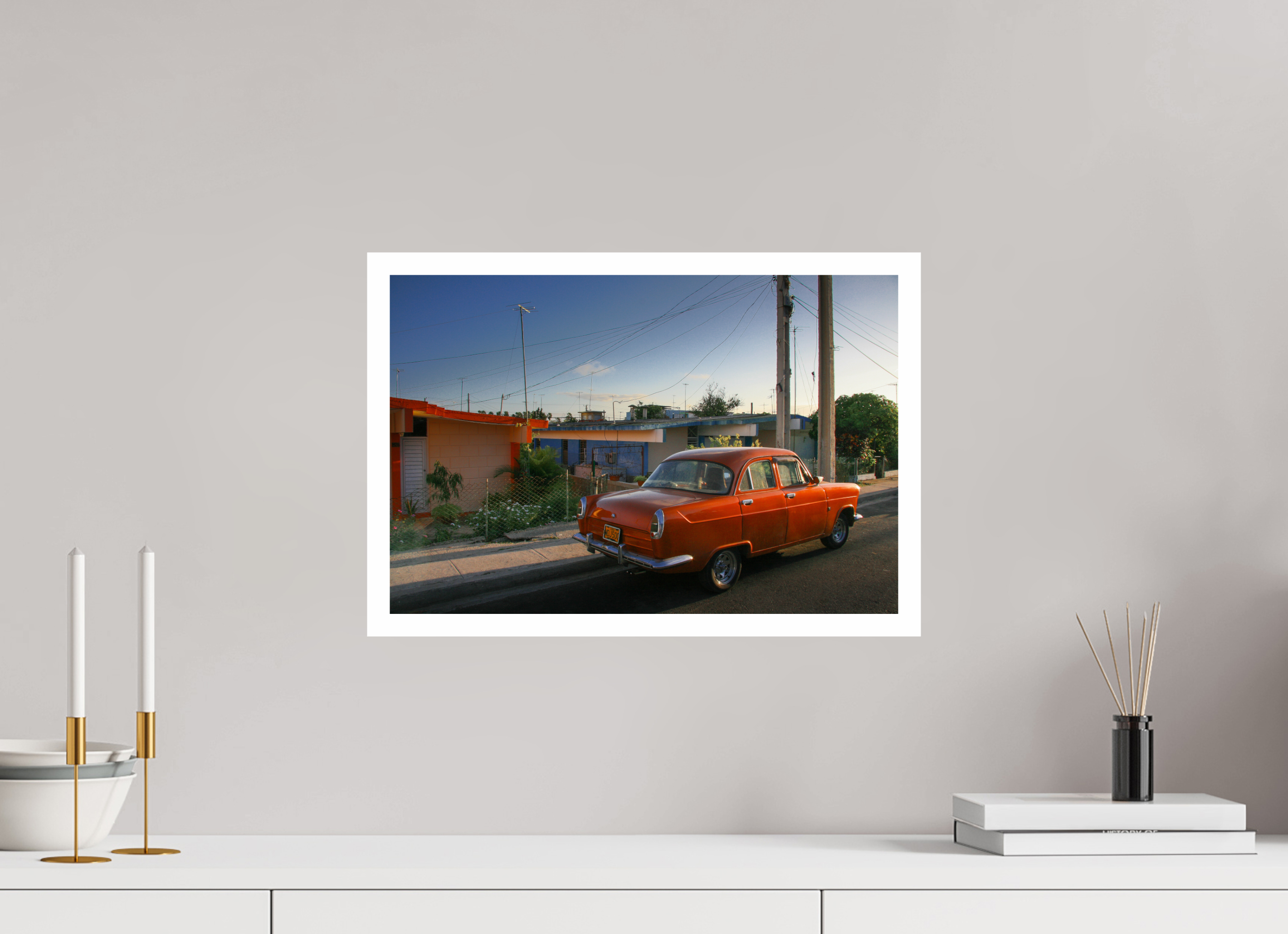 45 x 30 cm, Photo Print On Crystal DP II '56 Ford Consul