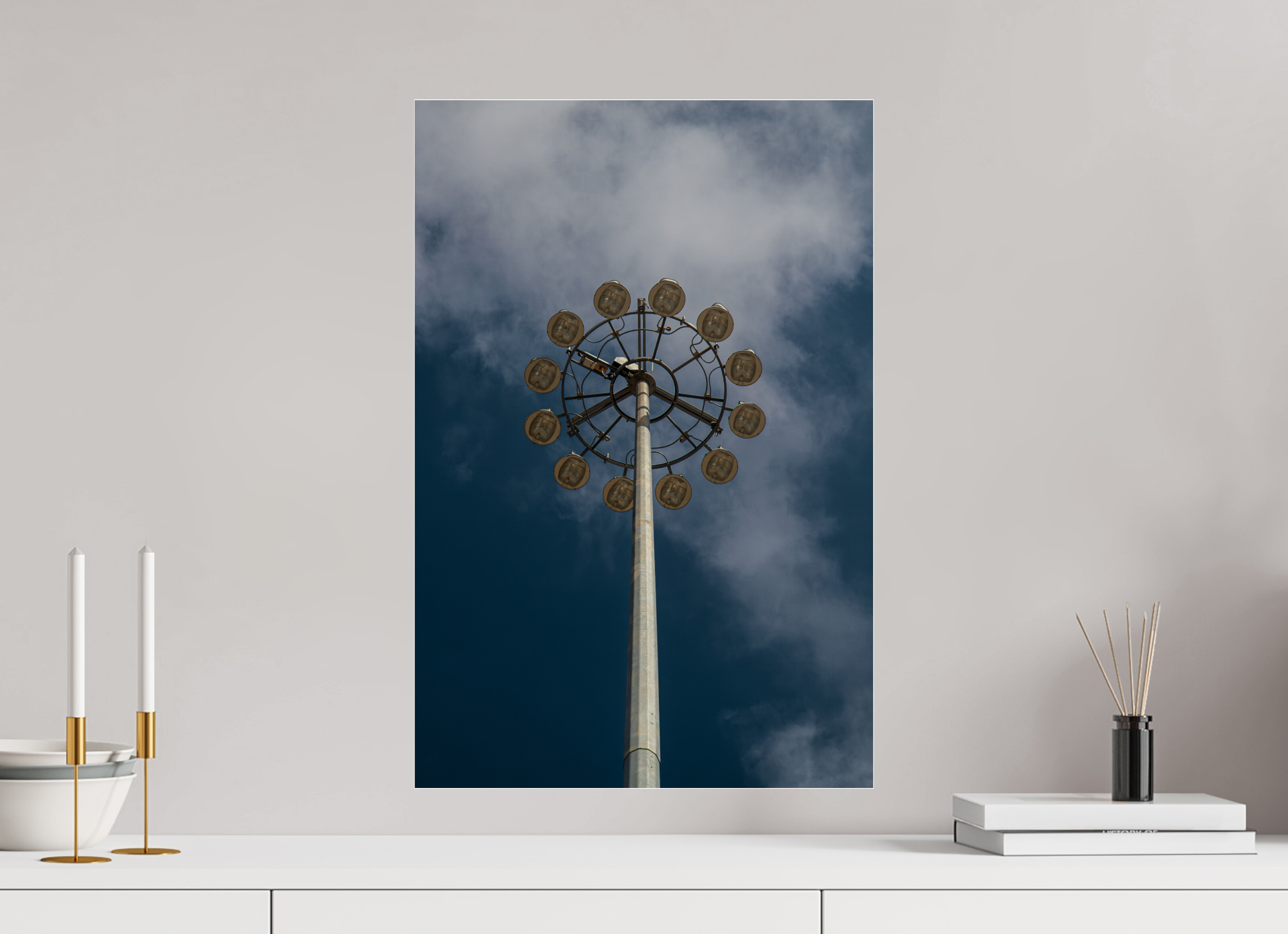 40 x 60 cm, Photo Print Under Acrylic Glass Urban Flower