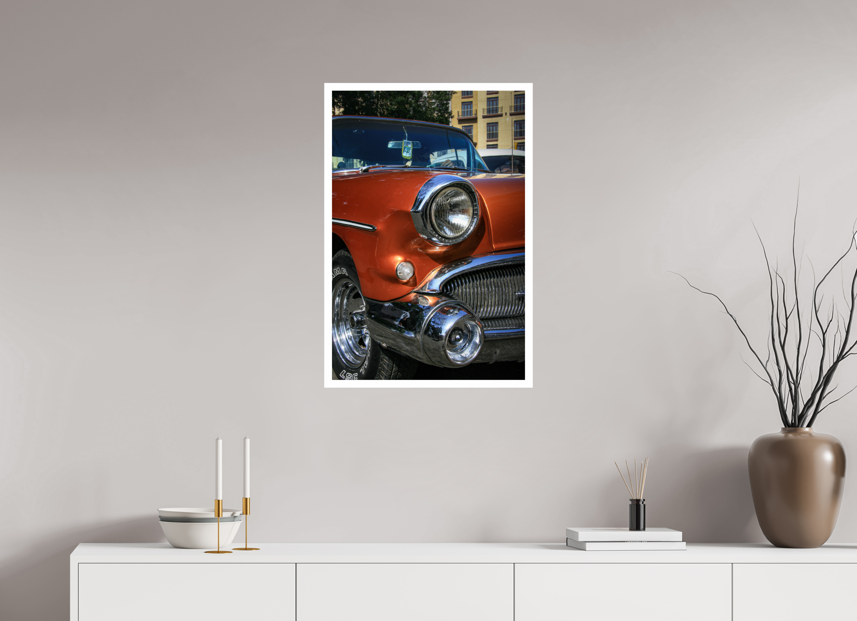 50 x 75 cm, Photo Print On Crystal DP II '55 Buick Roadmaster