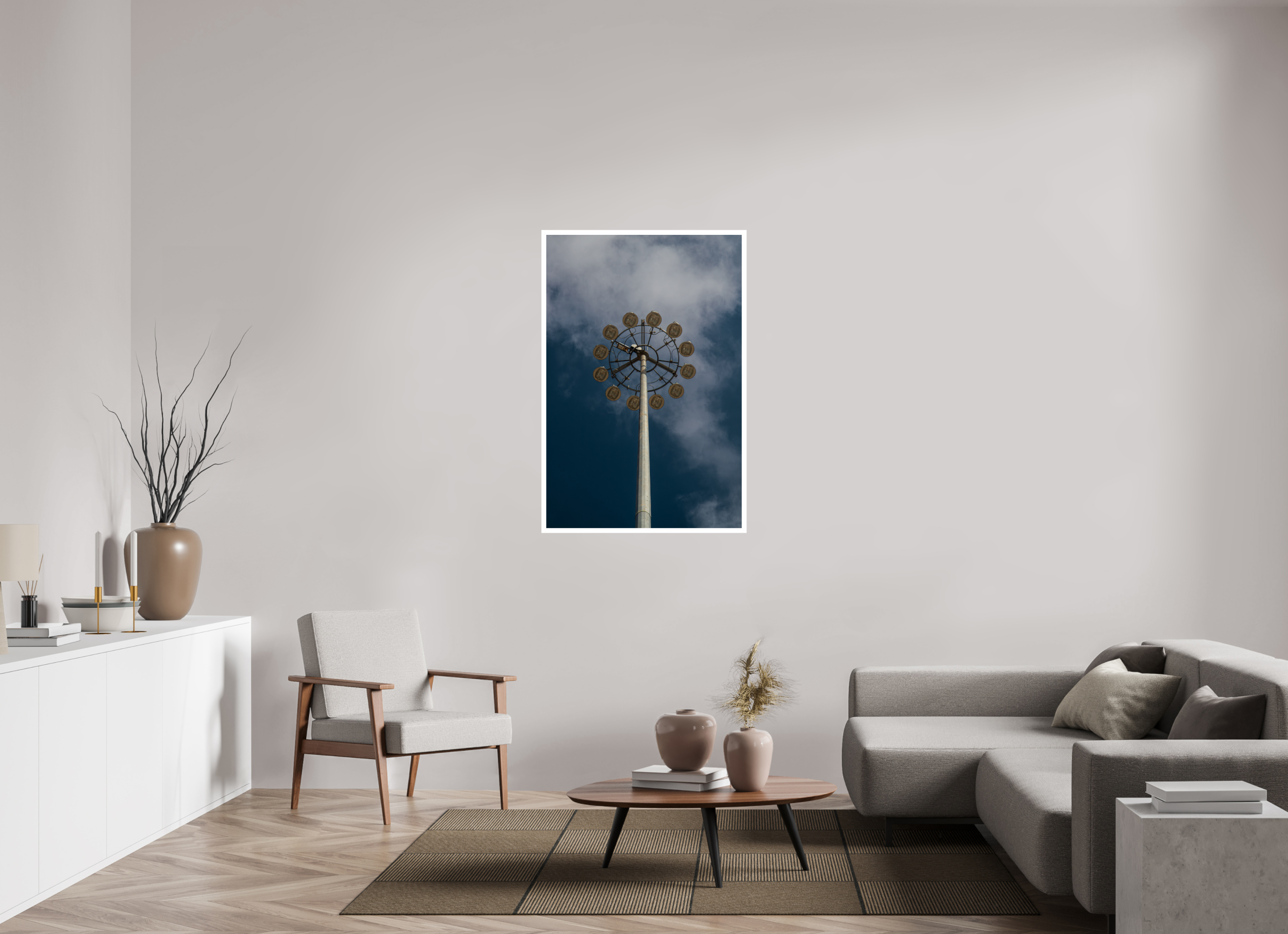 80 x 120 cm, Photo Print On Crystal DP II Urban Flower