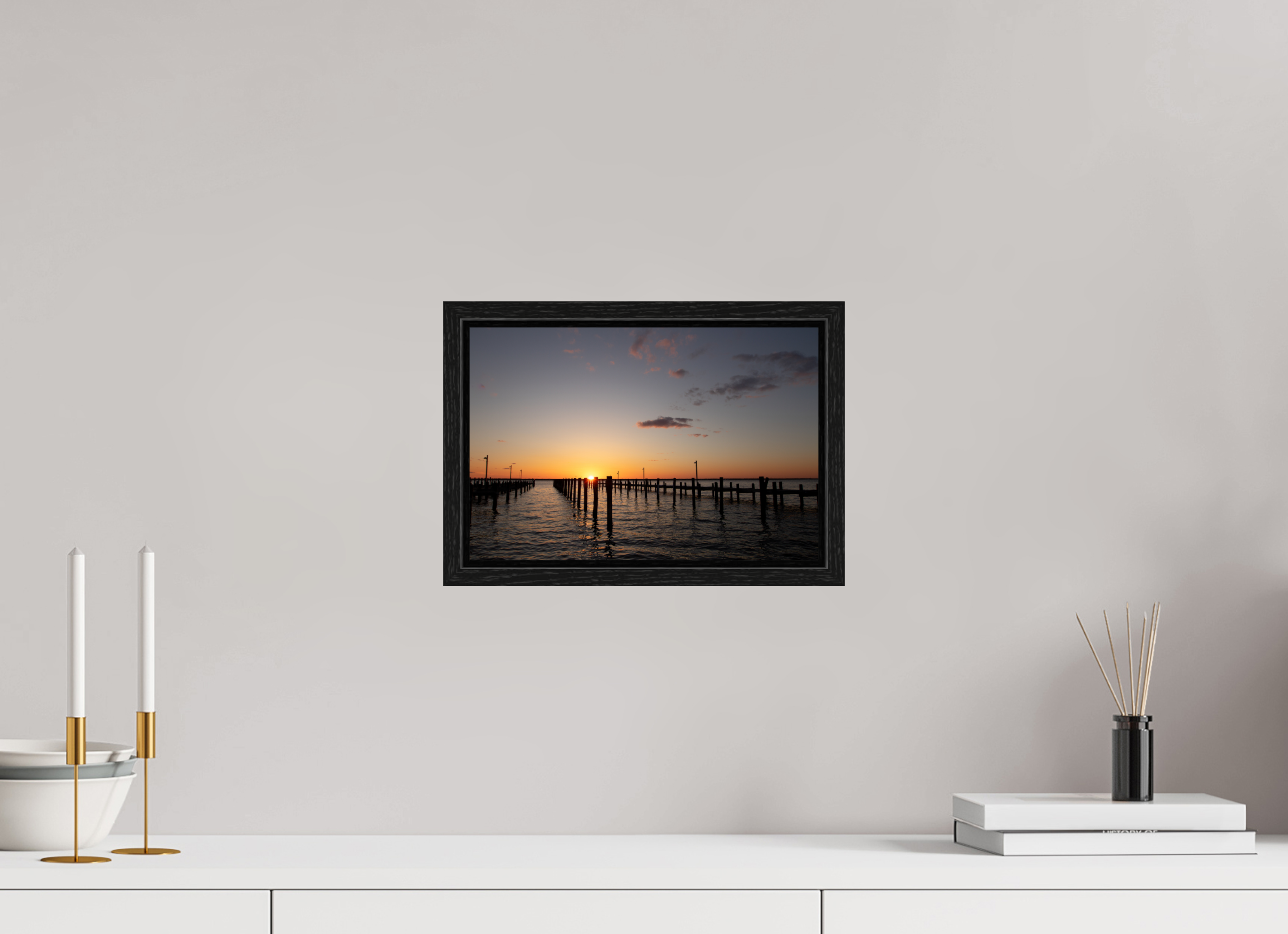 30 x 20 cm, Floater Frame Sunset