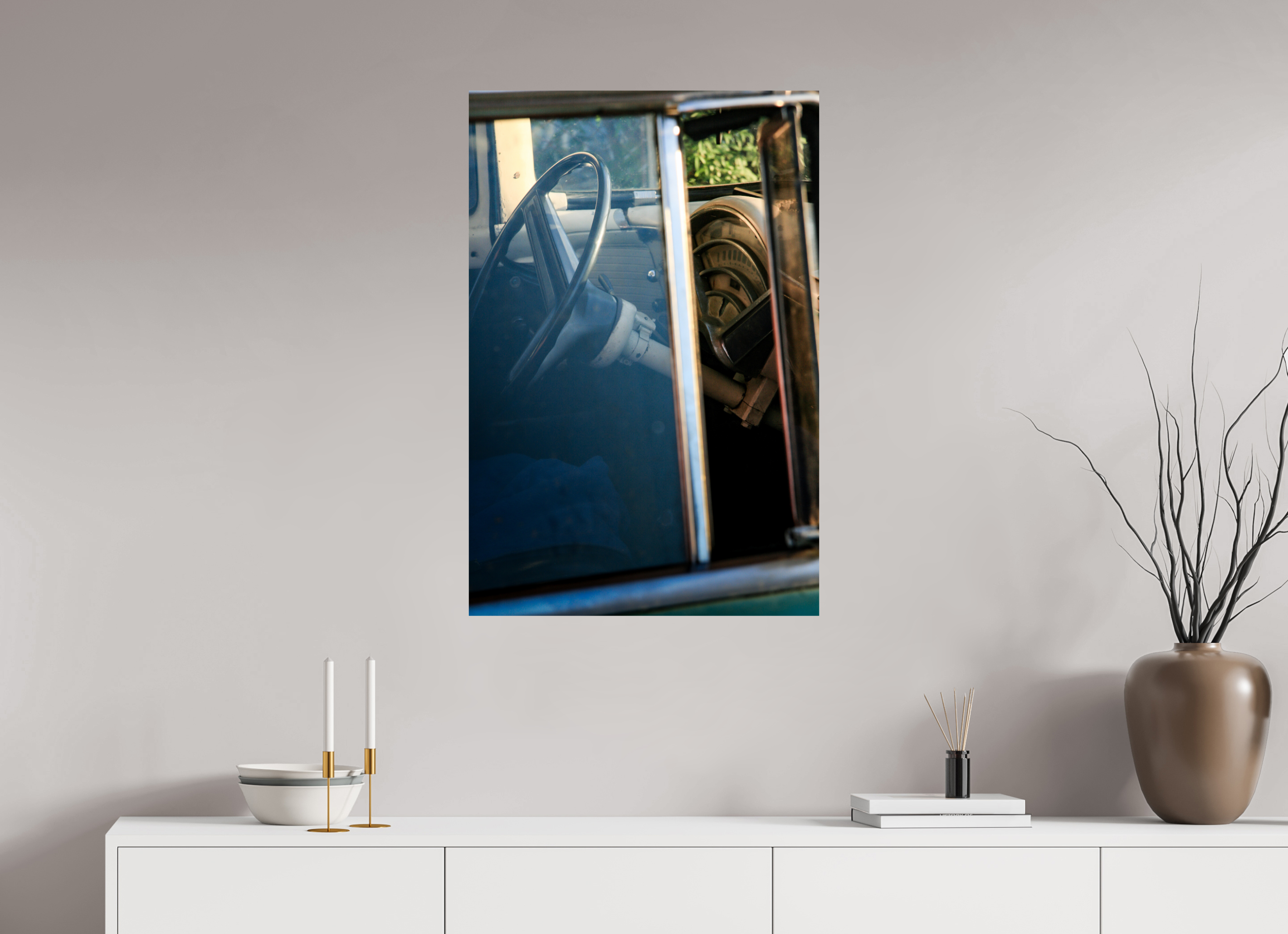 60 x 90 cm, ChromaLuxe HD Metal Print Dash