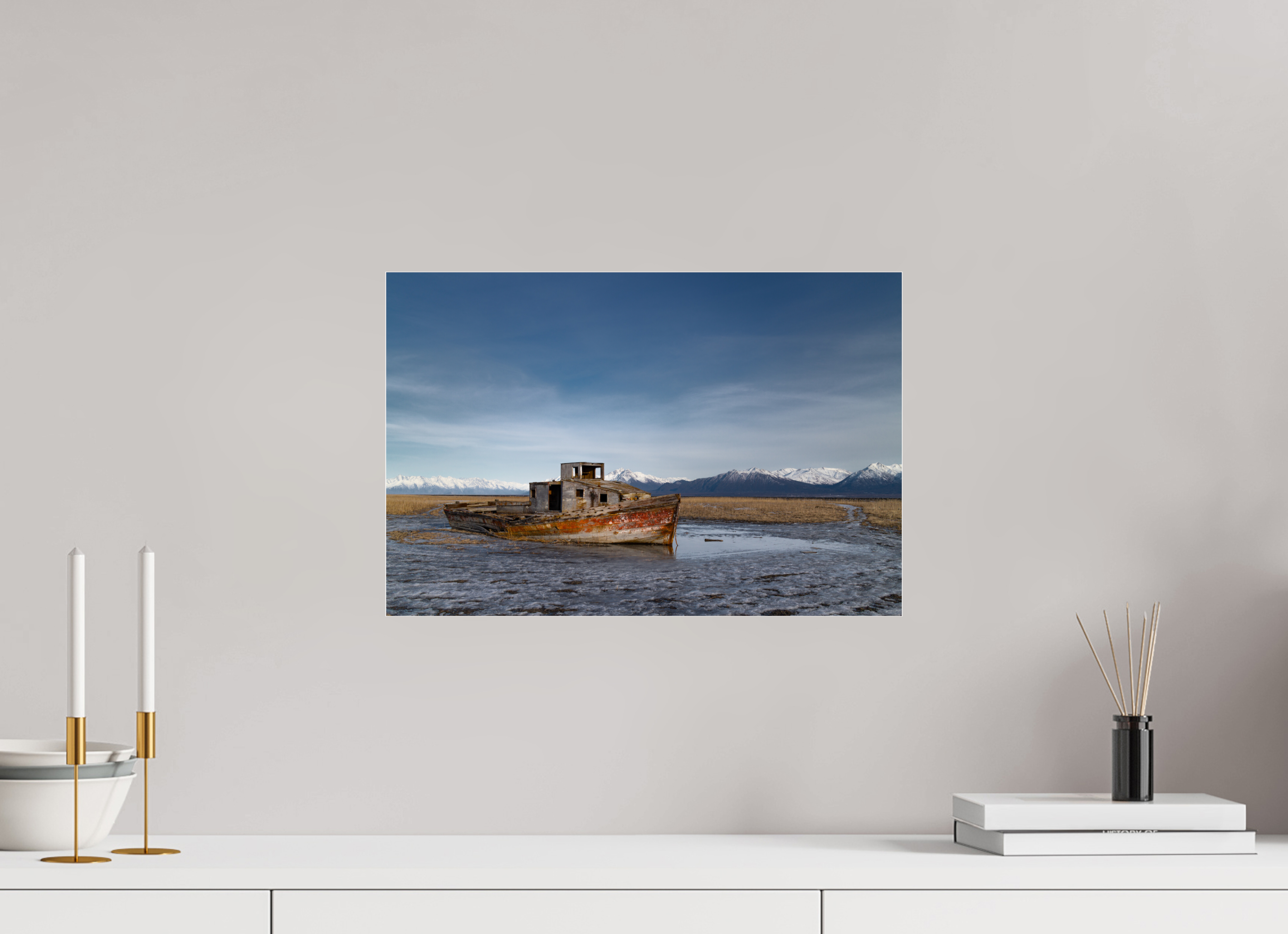 45 x 30 cm, Photo Print Under Acrylic Glass Stranded