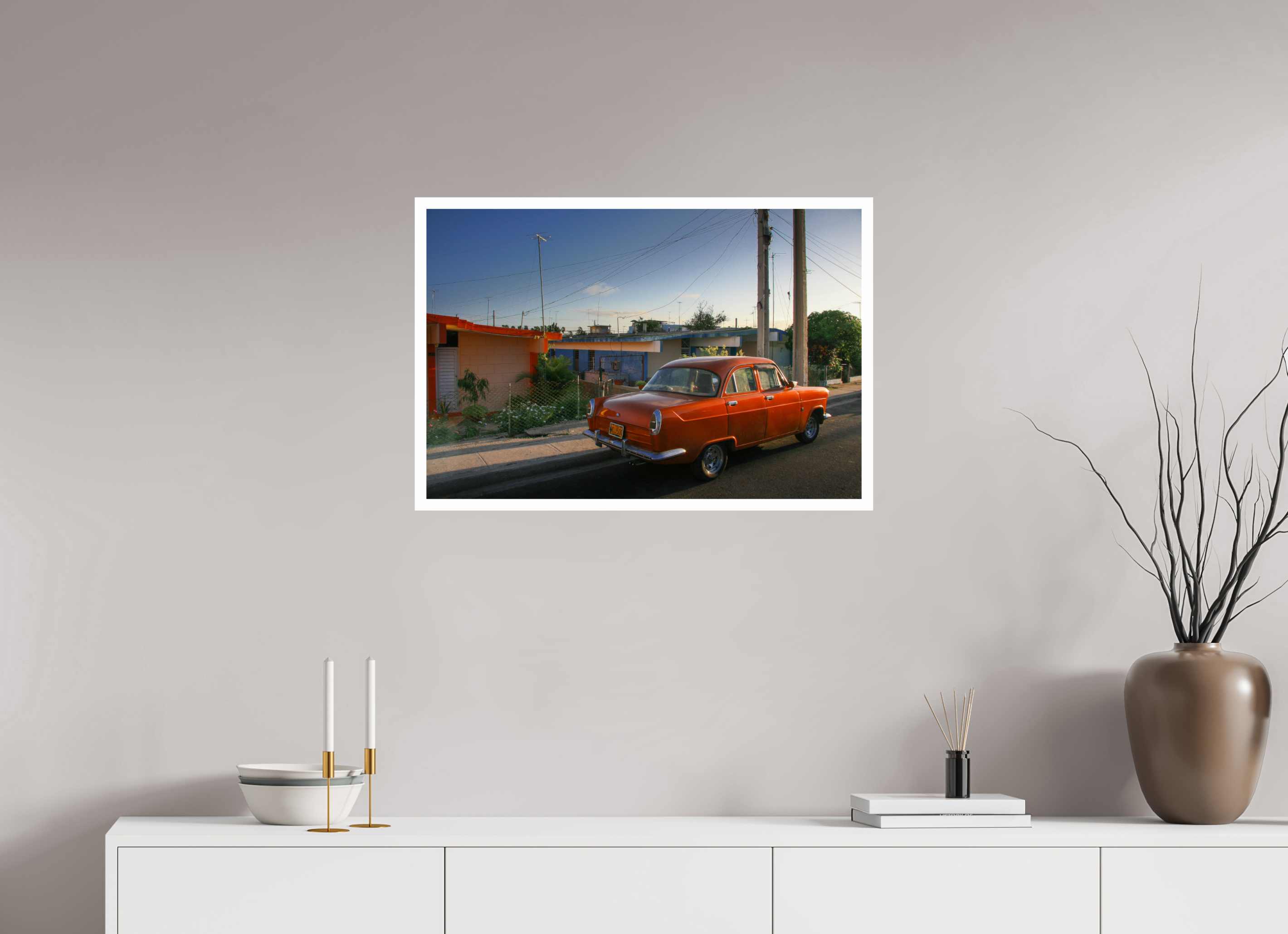 75 x 50 cm, Photo Print On Crystal DP II '56 Ford Consul