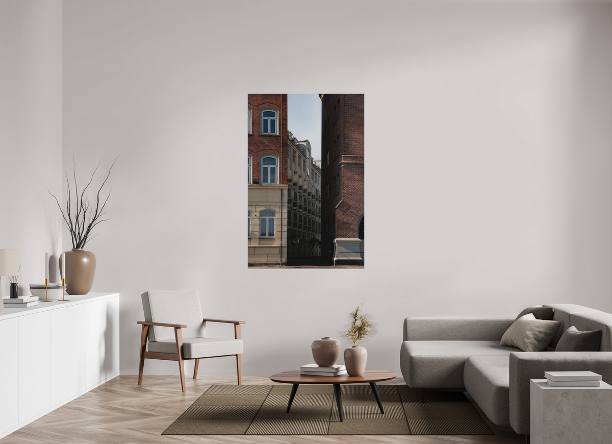 100 x 150 cm, Print on Aluminum Dibond Copenhagen Street