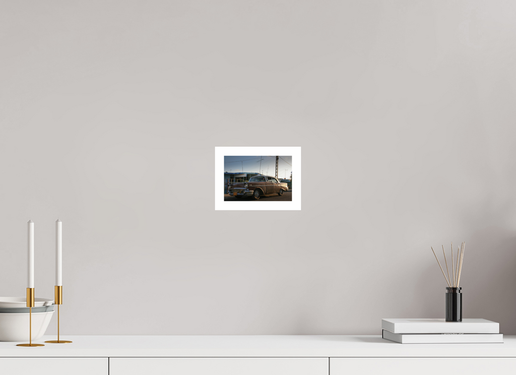 15 x 10 cm, Photo Print On Crystal DP II '57 Chevrolet Bel Air