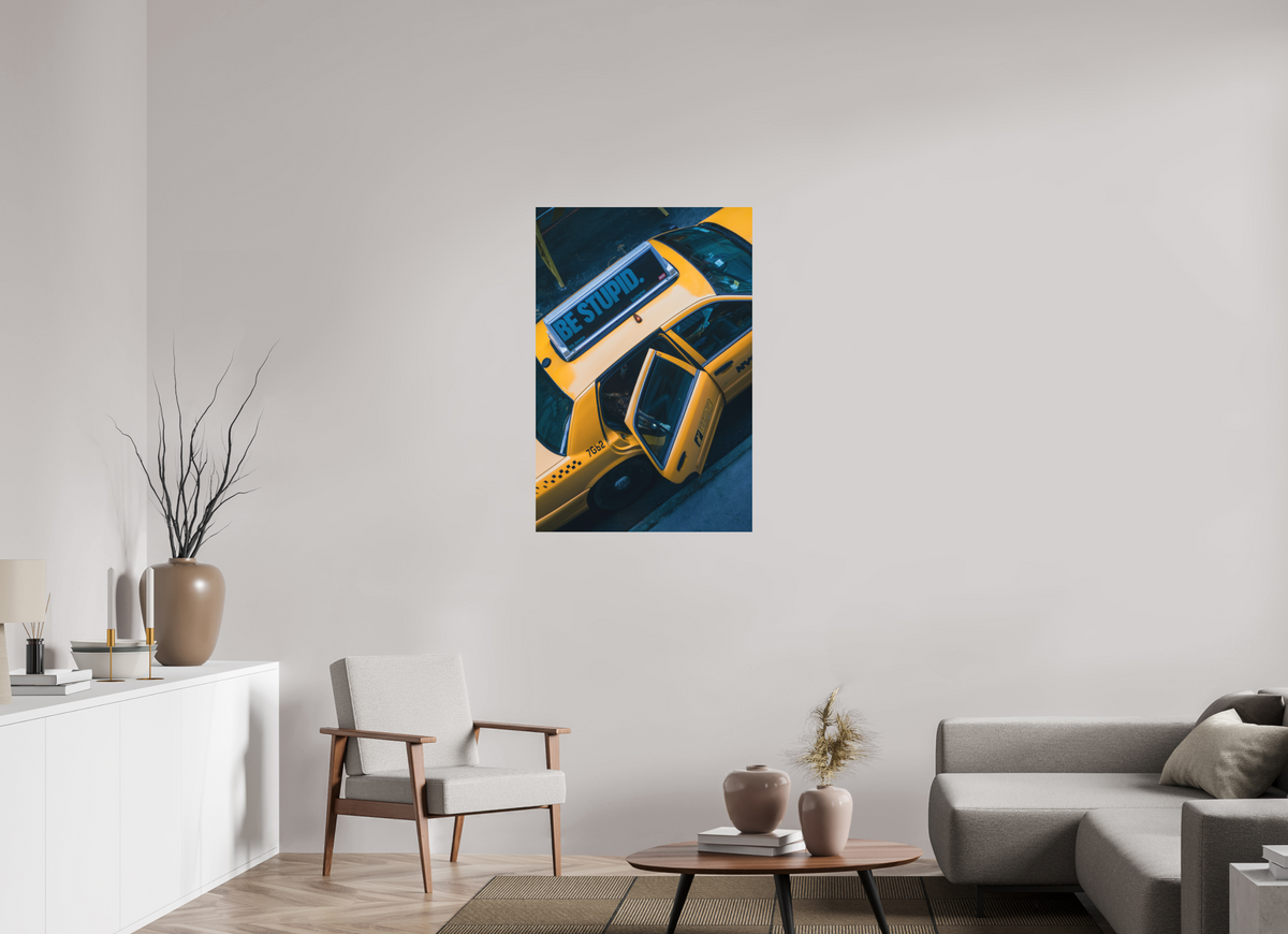 70 x 105 cm, Print on Aluminum Dibond Taxi