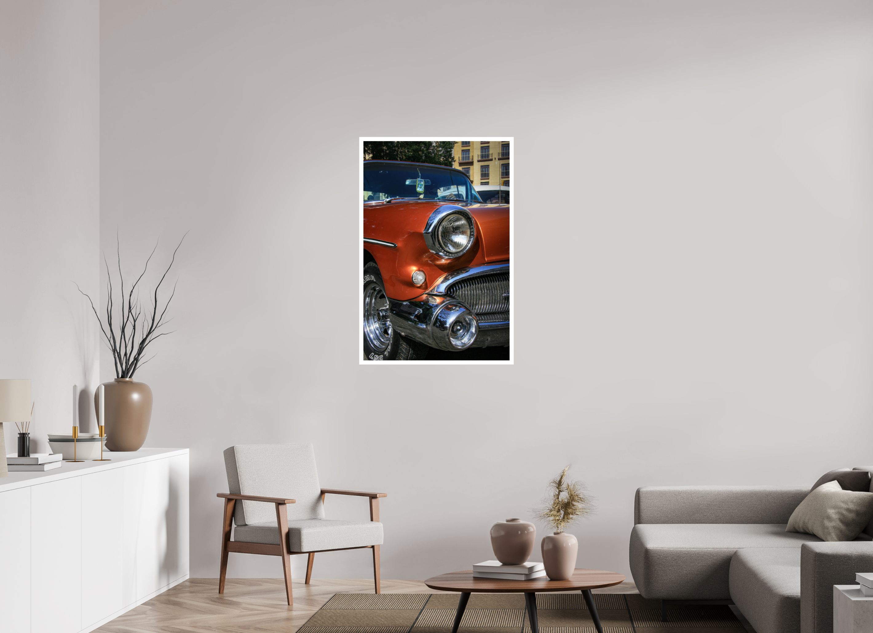 70 x 105 cm, Photo Print On Crystal DP II '55 Buick Roadmaster