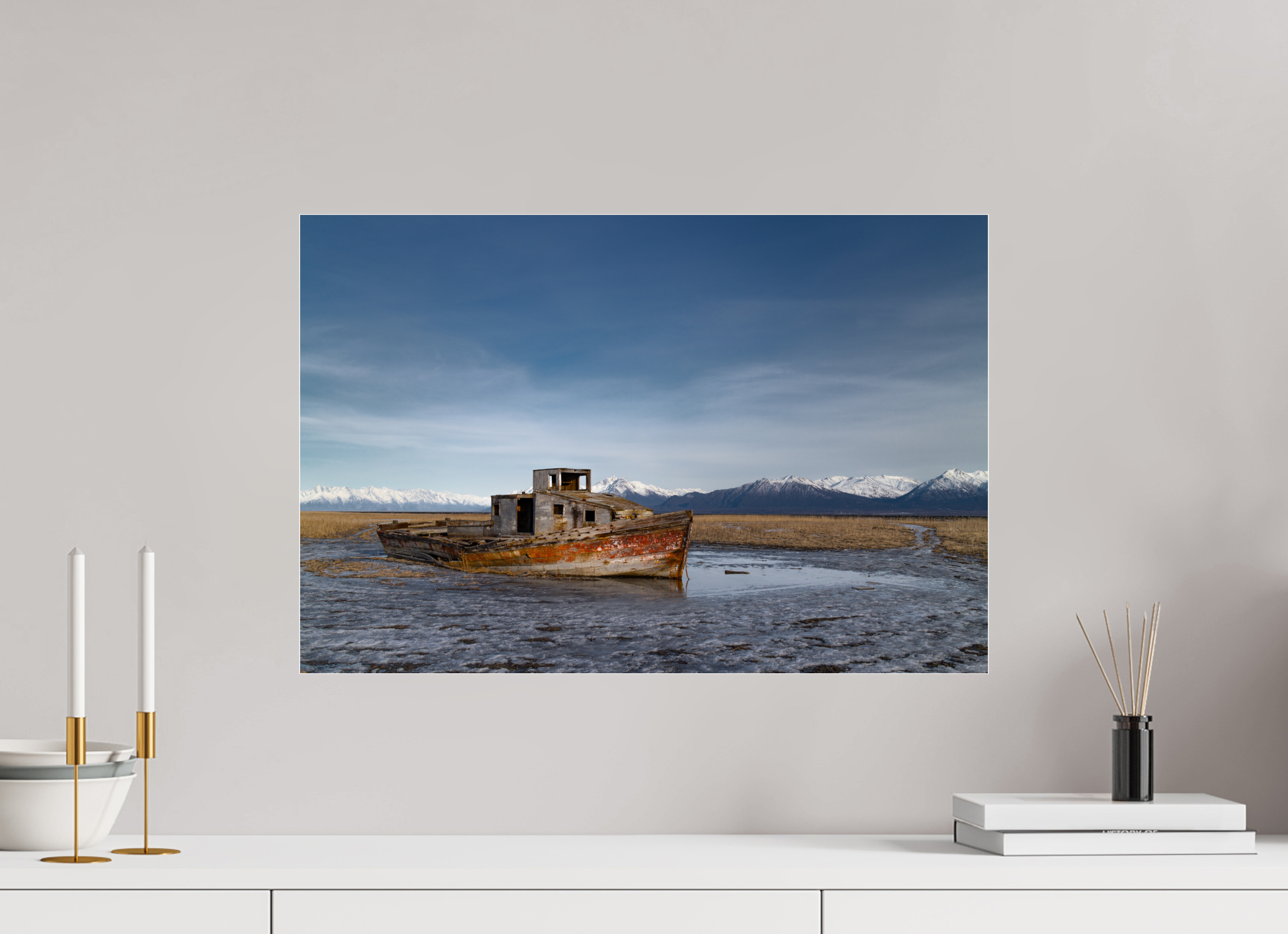60 x 40 cm, Photo Print Under Acrylic Glass Stranded