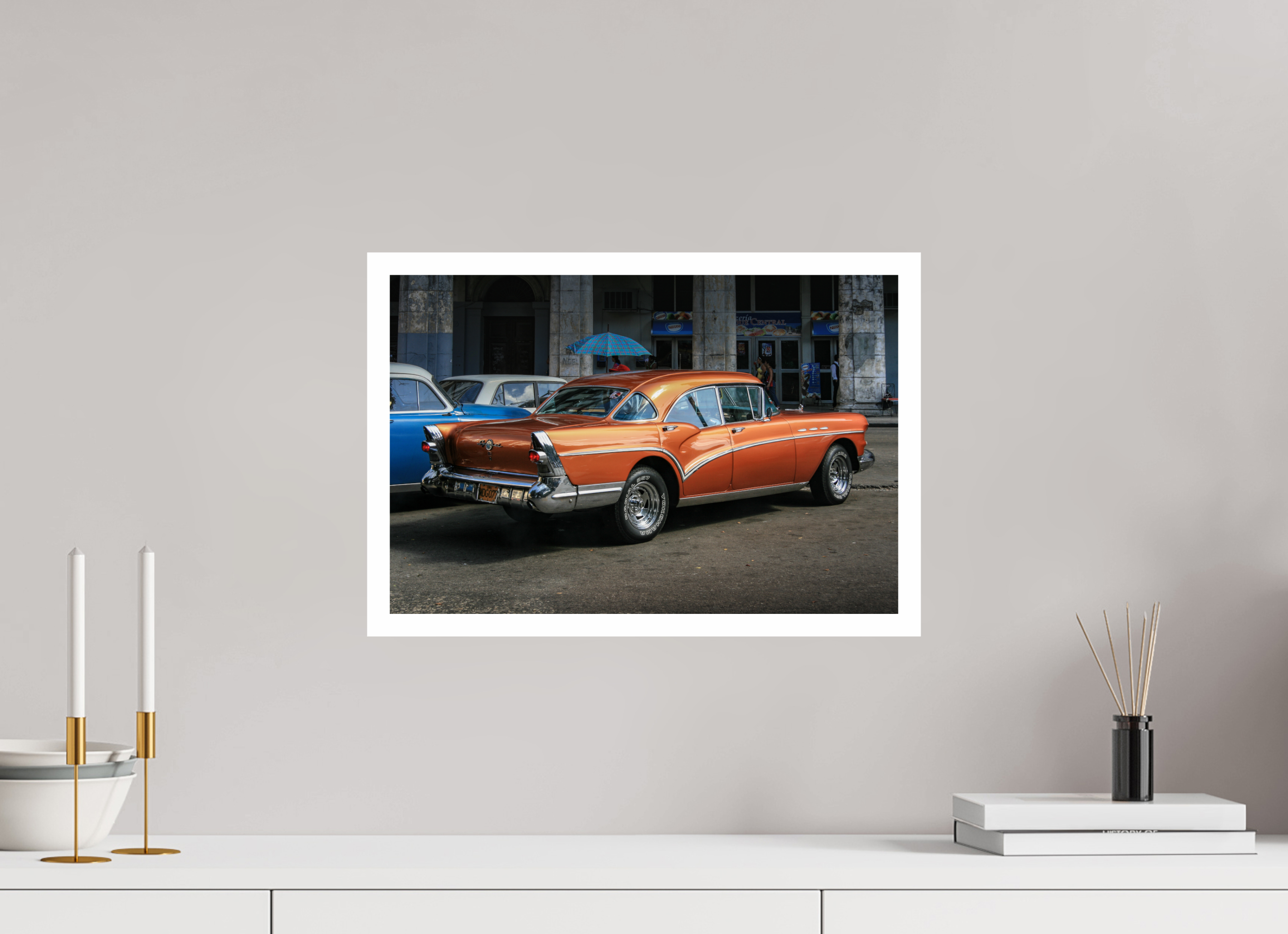 45 x 30 cm, Photo Print On Crystal DP II '57 Buick Special