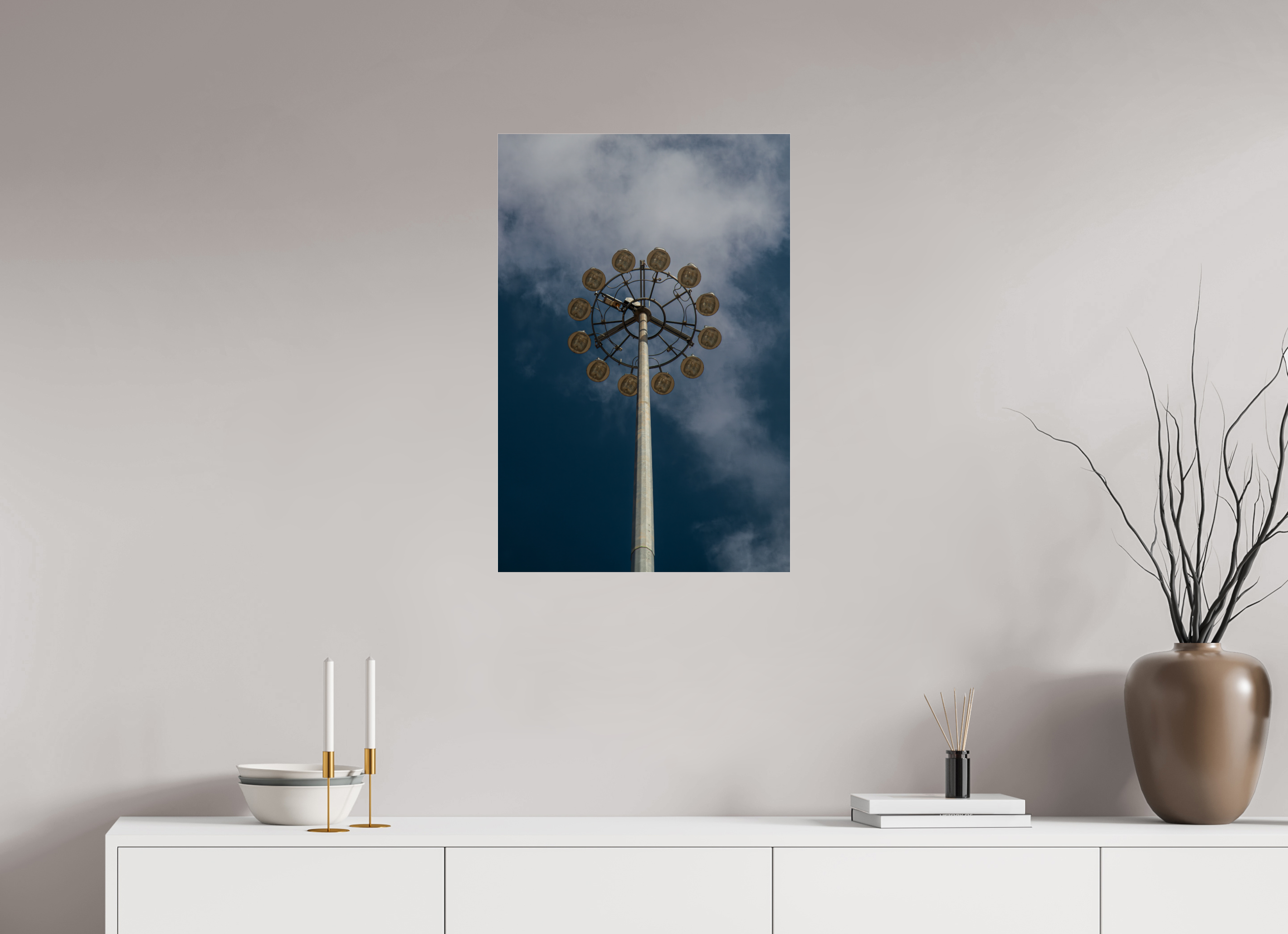 50 x 75 cm, Photo Print Under Acrylic Glass Urban Flower