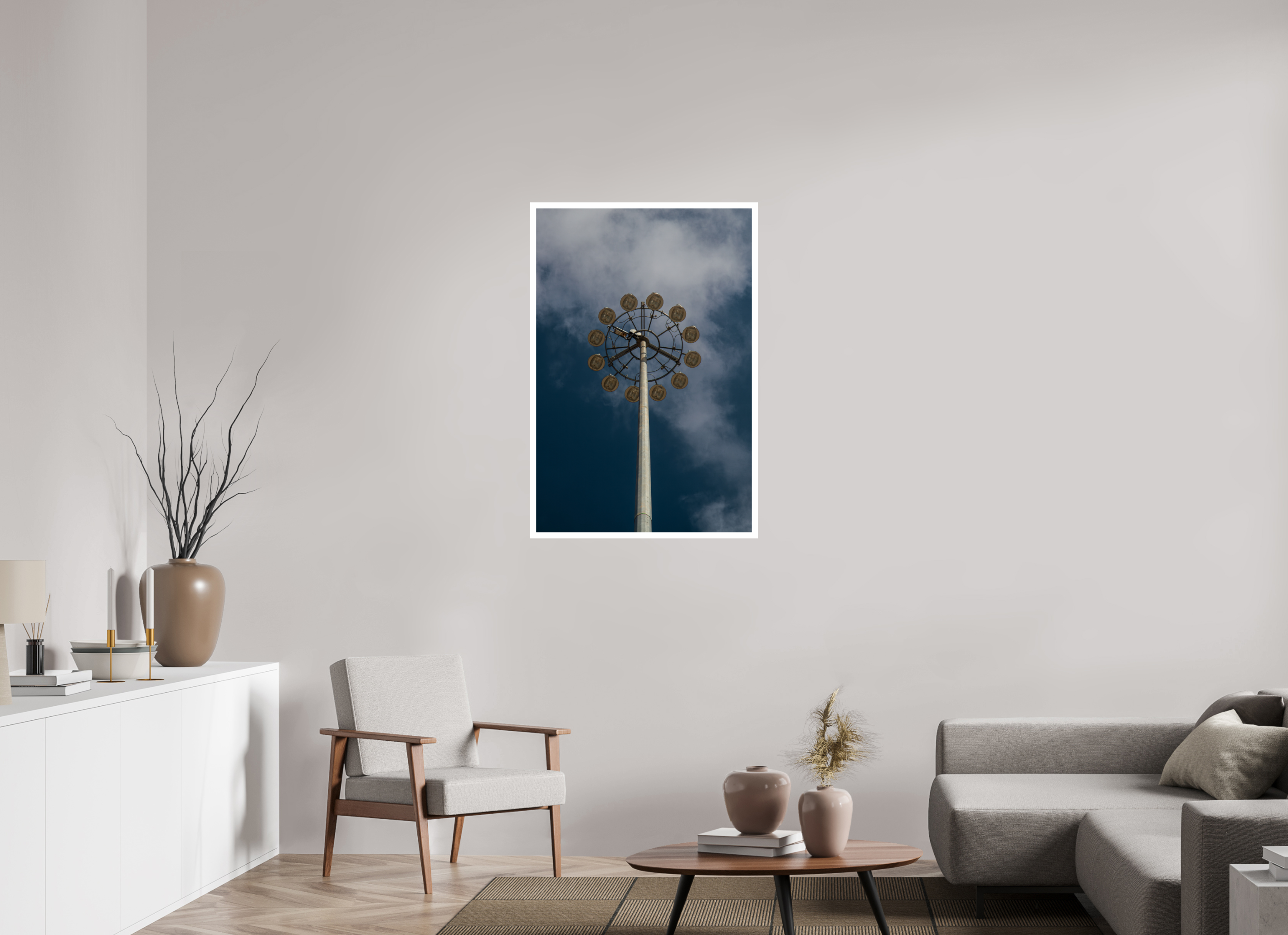 70 x 105 cm, Photo Print On Crystal DP II Urban Flower
