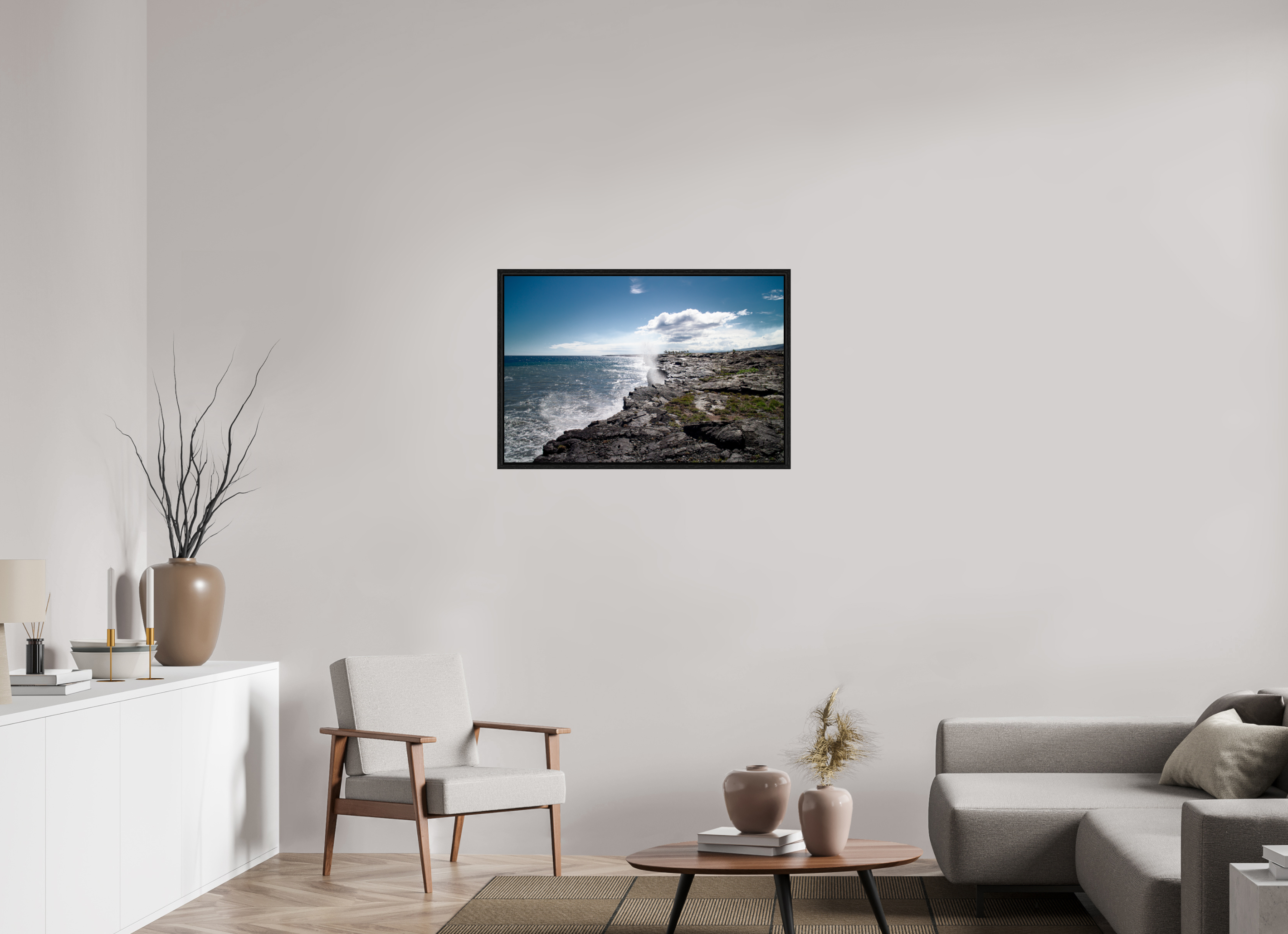 90 x 60 cm, Floater Frame Hawaii