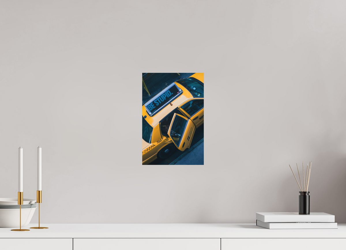 20 x 30 cm, Print on Aluminum Dibond Taxi