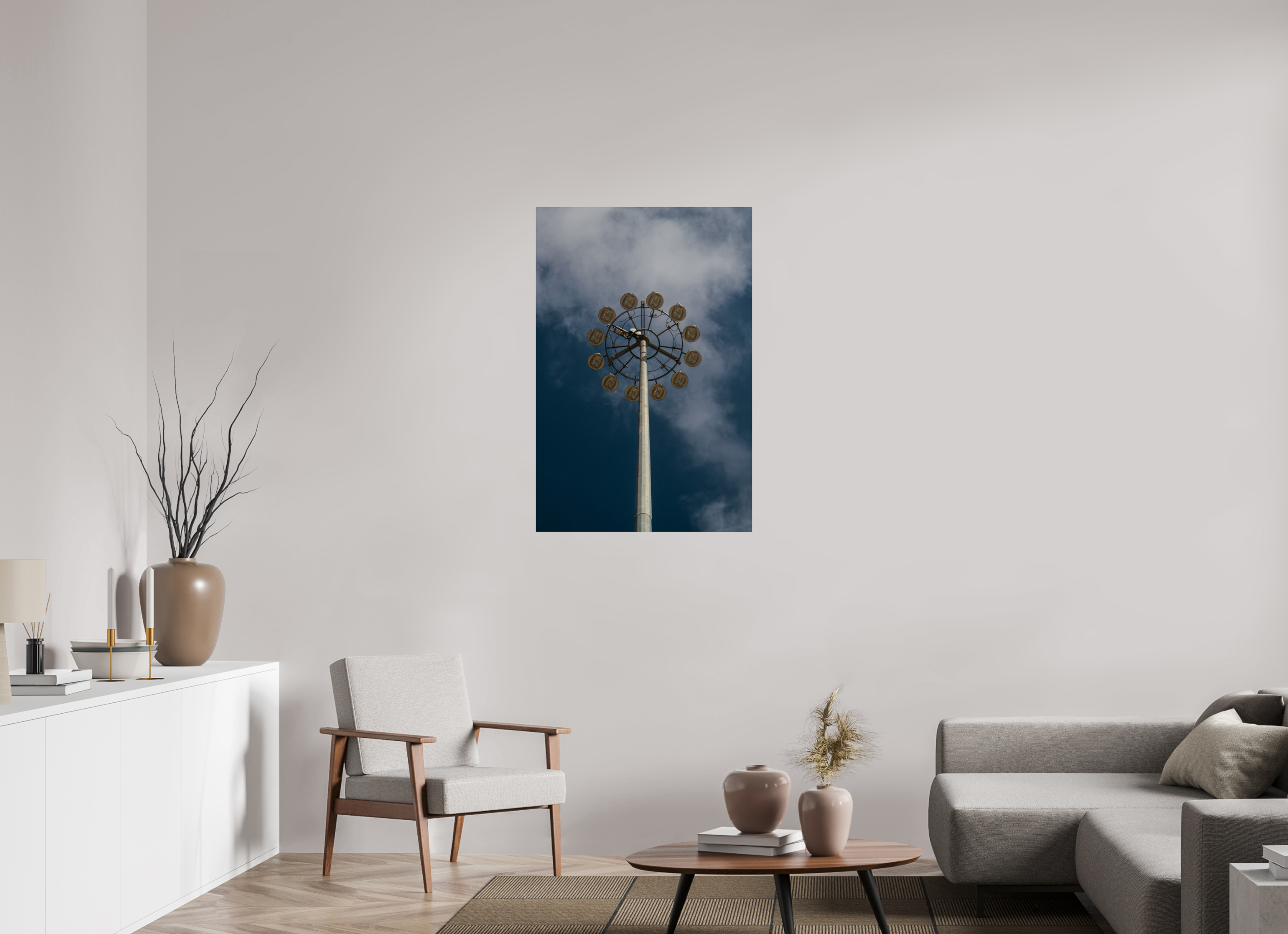 70 x 105 cm, Photo Print Under Acrylic Glass Urban Flower