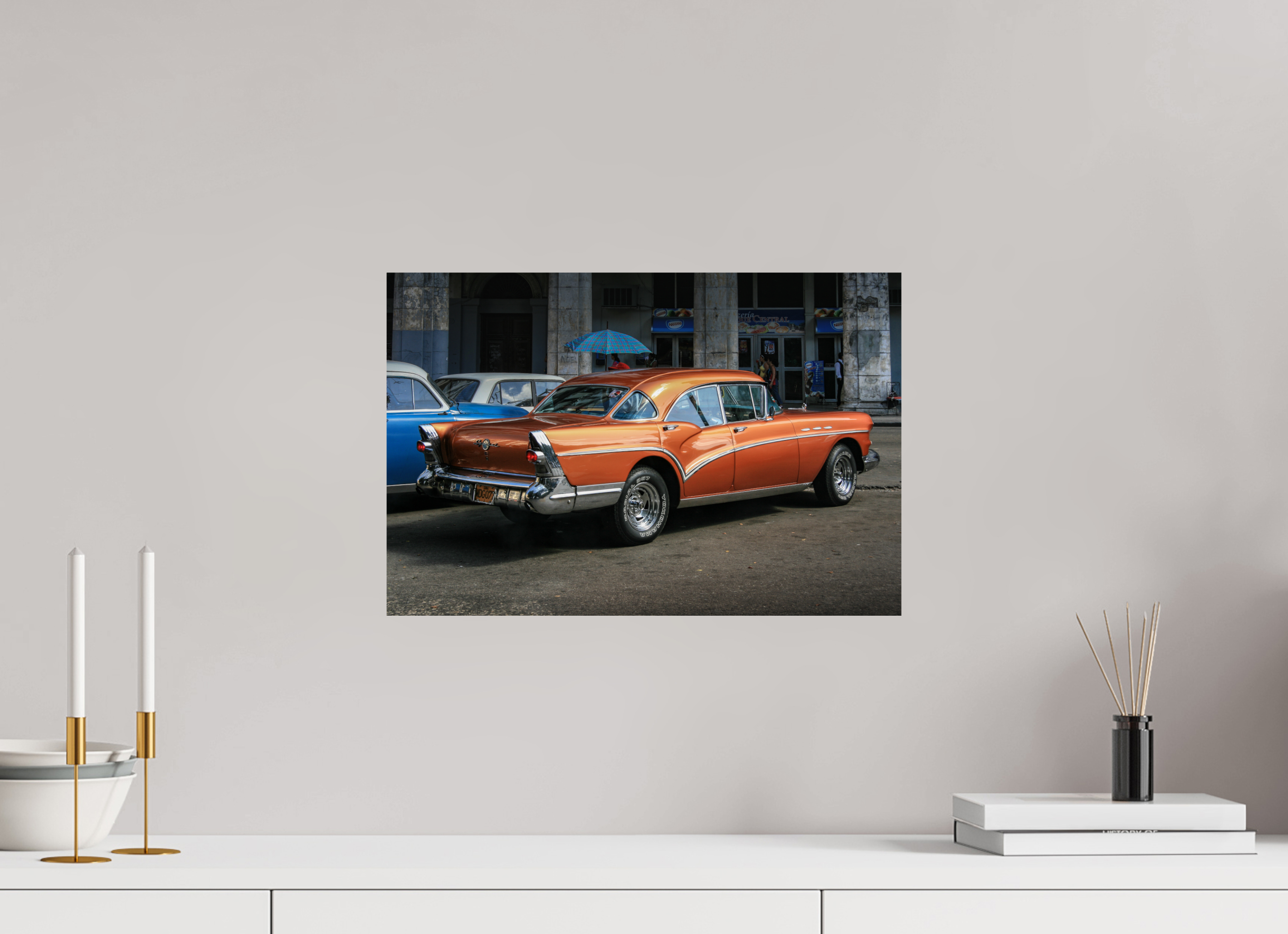45 x 30 cm, ChromaLuxe HD Metal Print '57 Buick Special