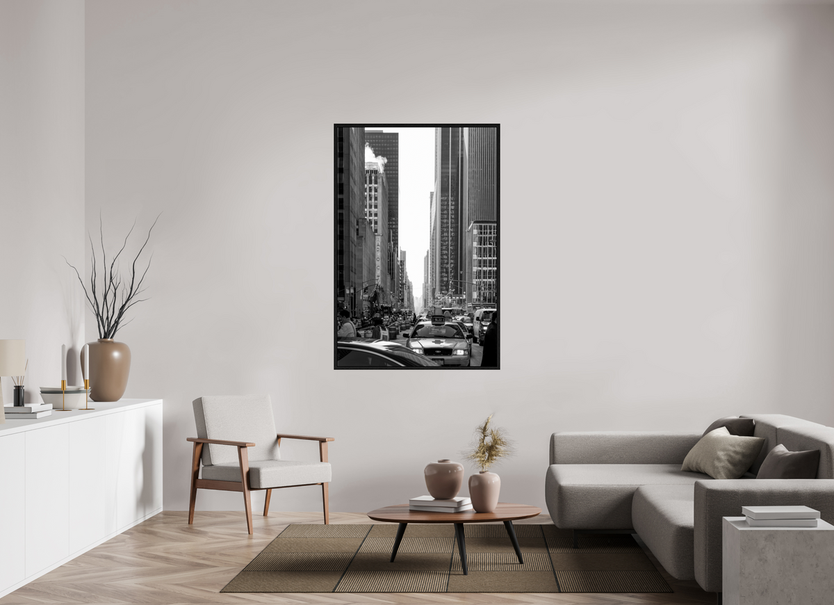 100 x 150 cm, Print under Acrylic with Floater Frame New York