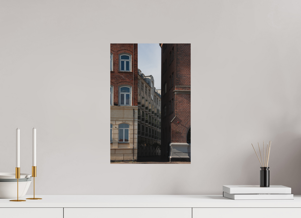30 x 45 cm, Print on Aluminum Dibond Copenhagen Street