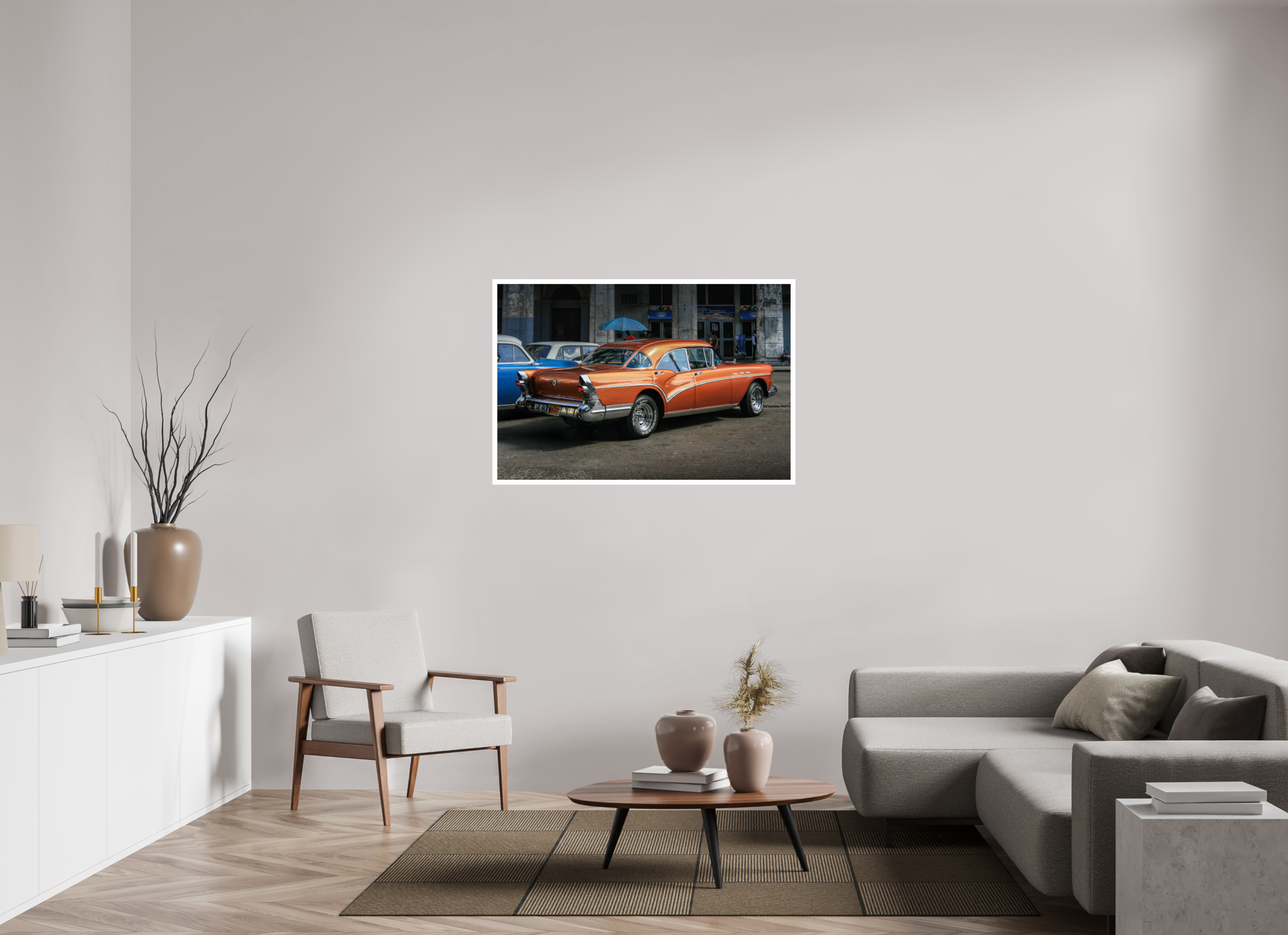 120 x 80 cm, Photo Print On Crystal DP II '57 Buick Special