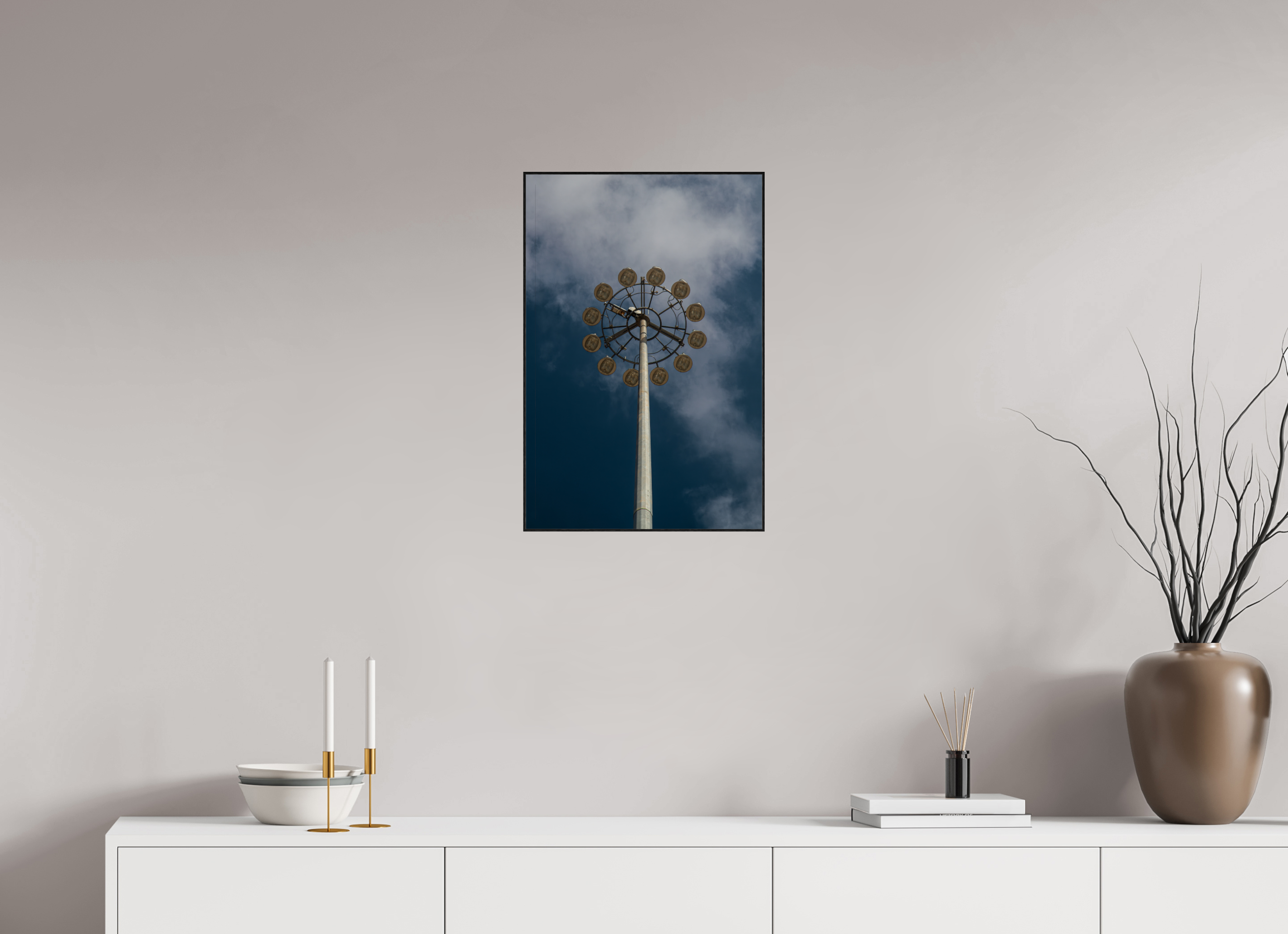 40 x 60 cm, Solid Wood ArtBox Urban Flower