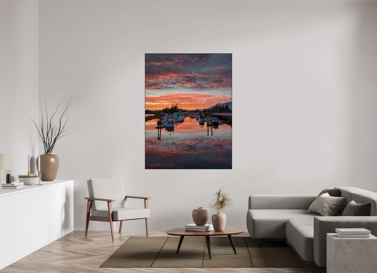 120 x 160 cm, Solid Wood ArtBox Victoria Quay