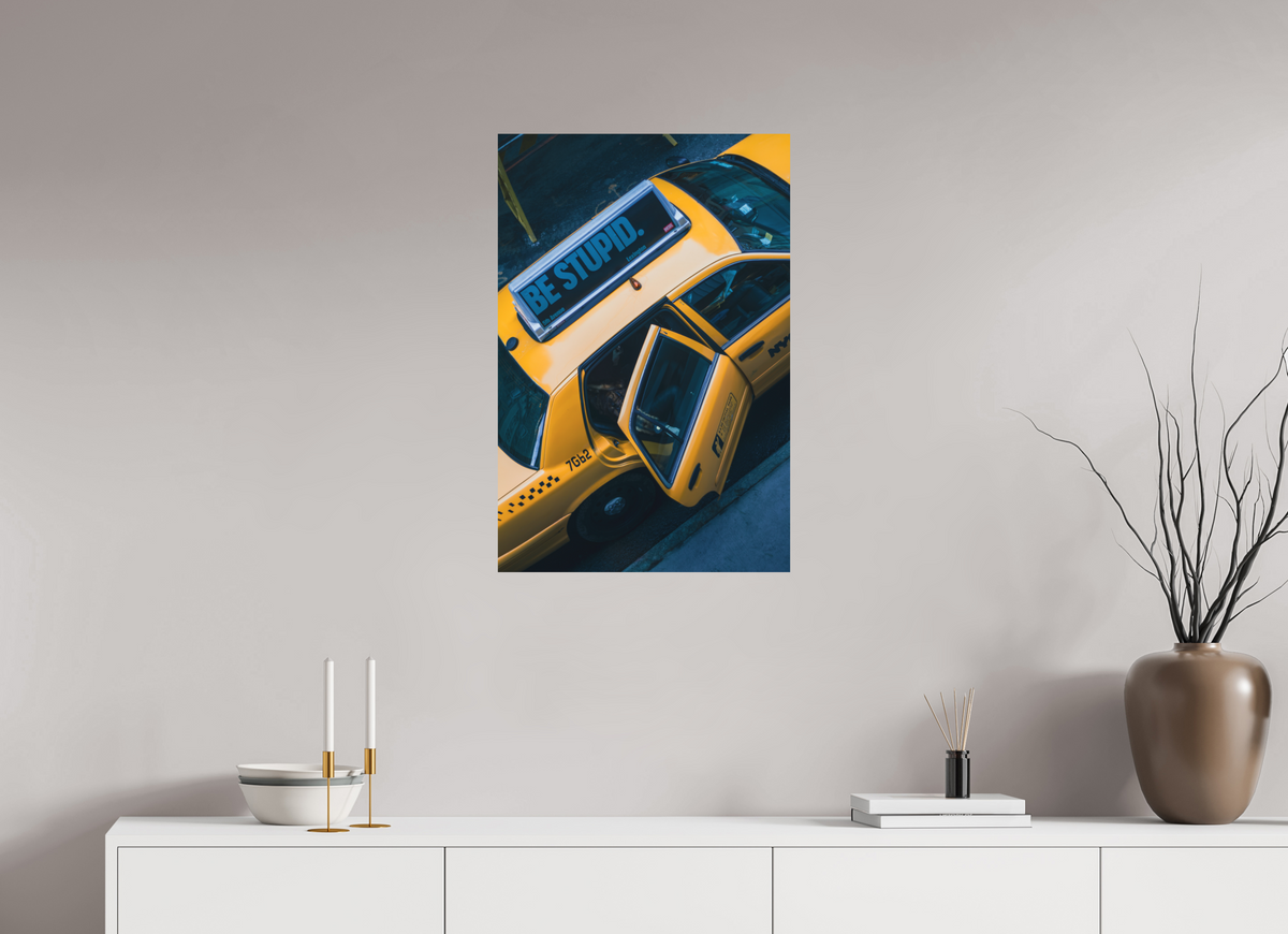 50 x 75 cm, Print on Aluminum Dibond Taxi