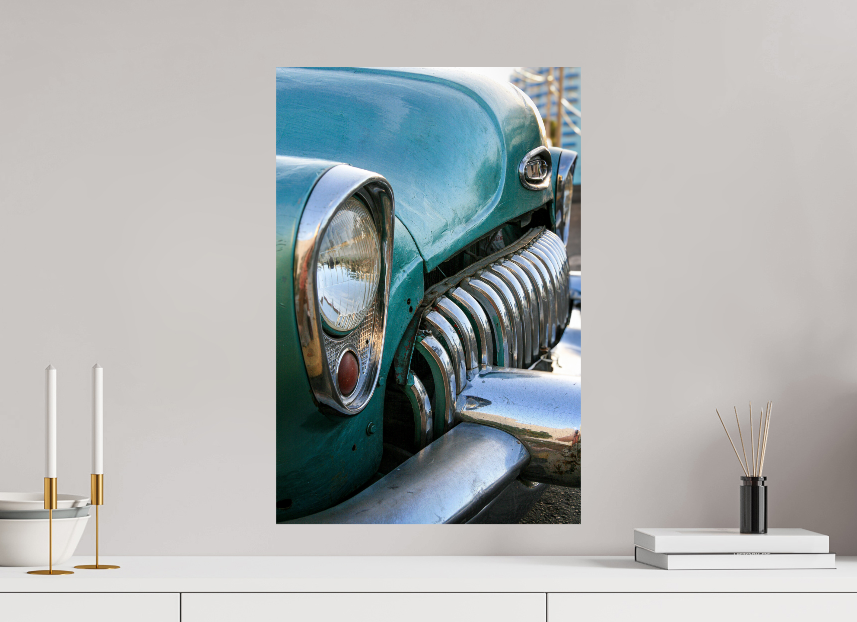 40 x 60 cm, ChromaLuxe HD Metal Print '53 Buick Special