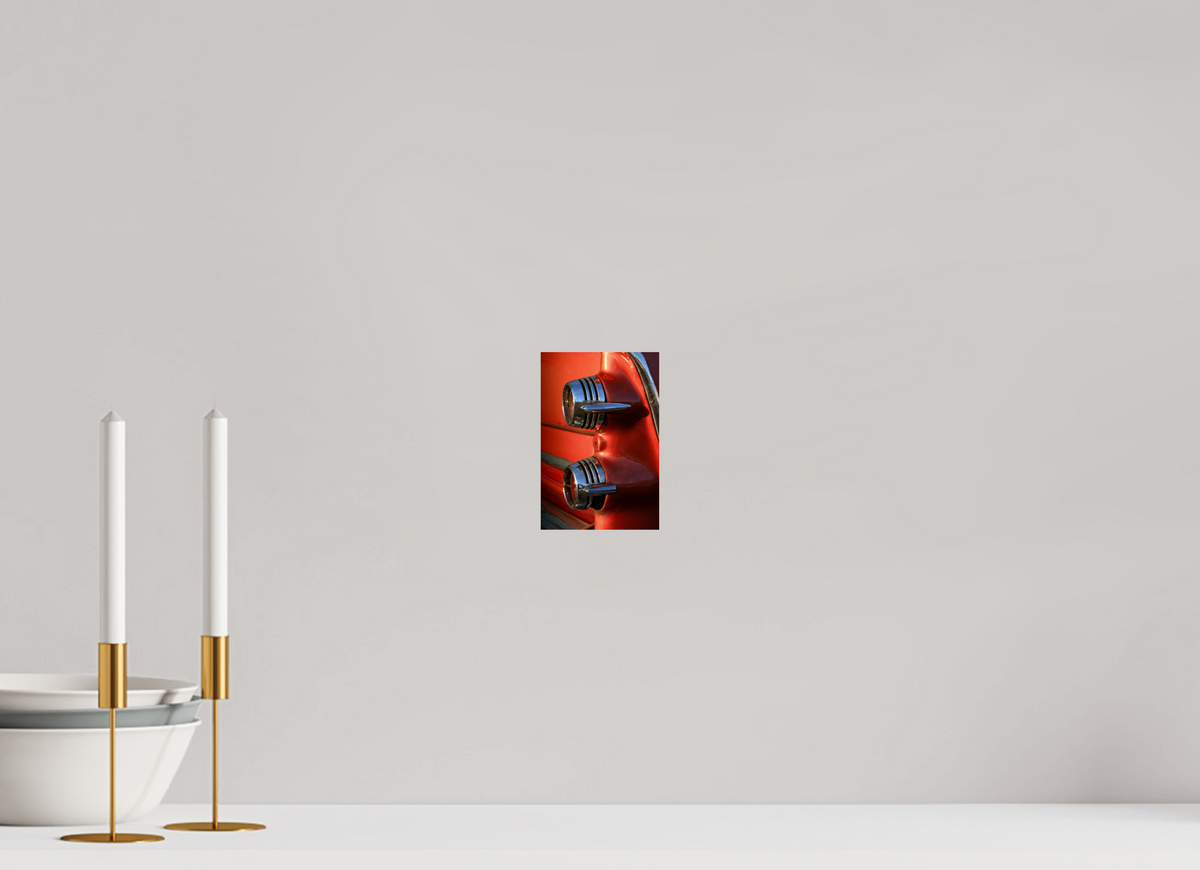 10 x 15 cm, ChromaLuxe HD Metal Print Tail Light
