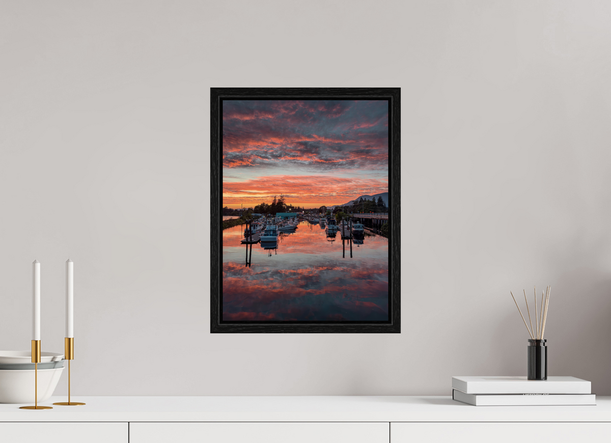 30 x 40 cm, Floater Frame Victoria Quay