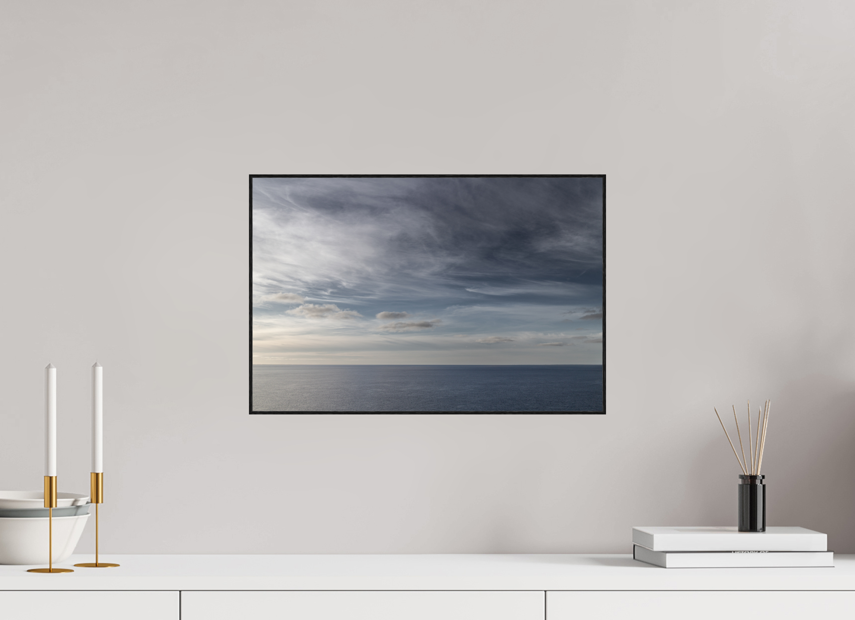 45 x 30 cm, Solid Wood ArtBox Ocean