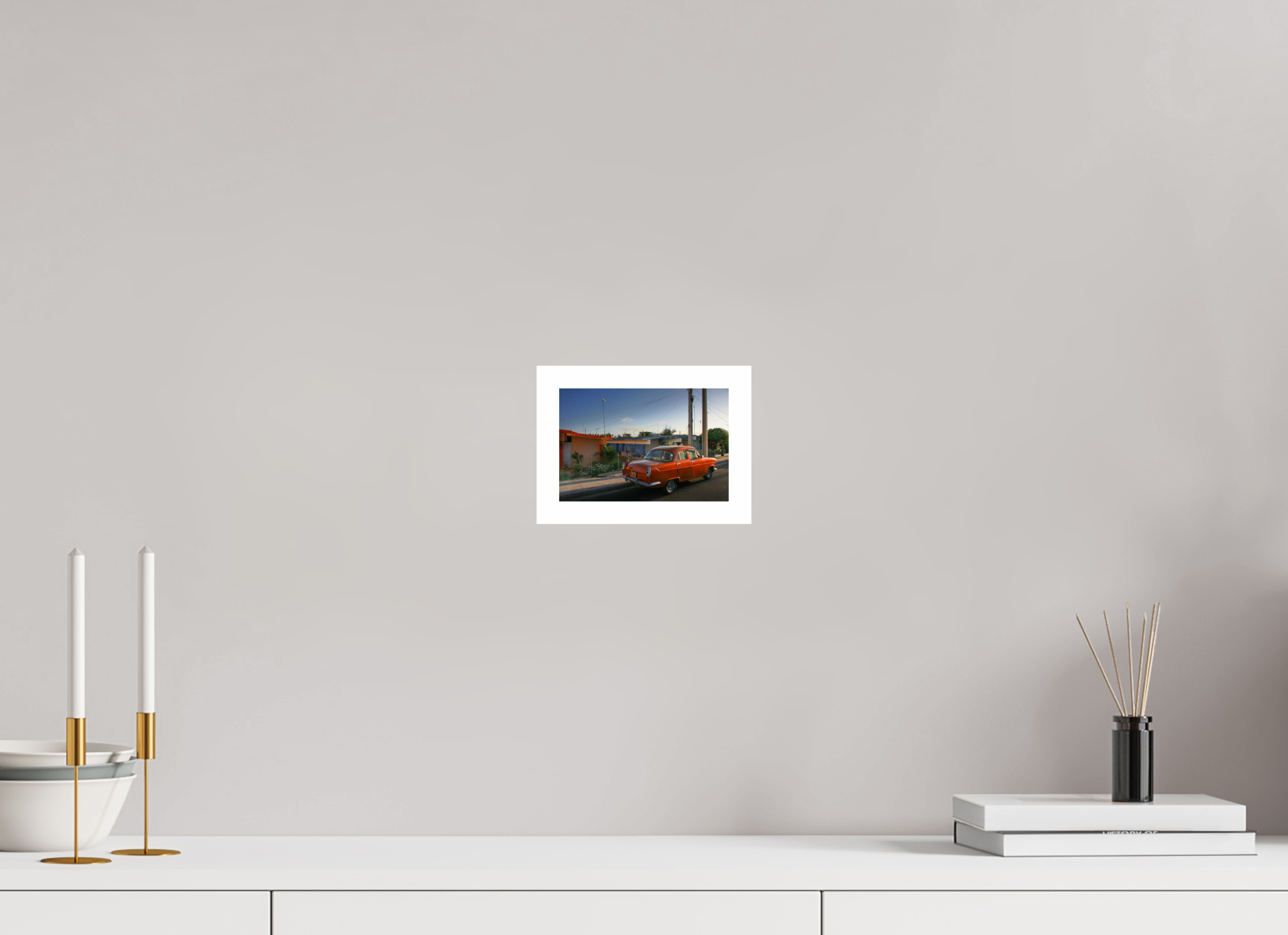 15 x 10 cm, Photo Print On Crystal DP II '56 Ford Consul