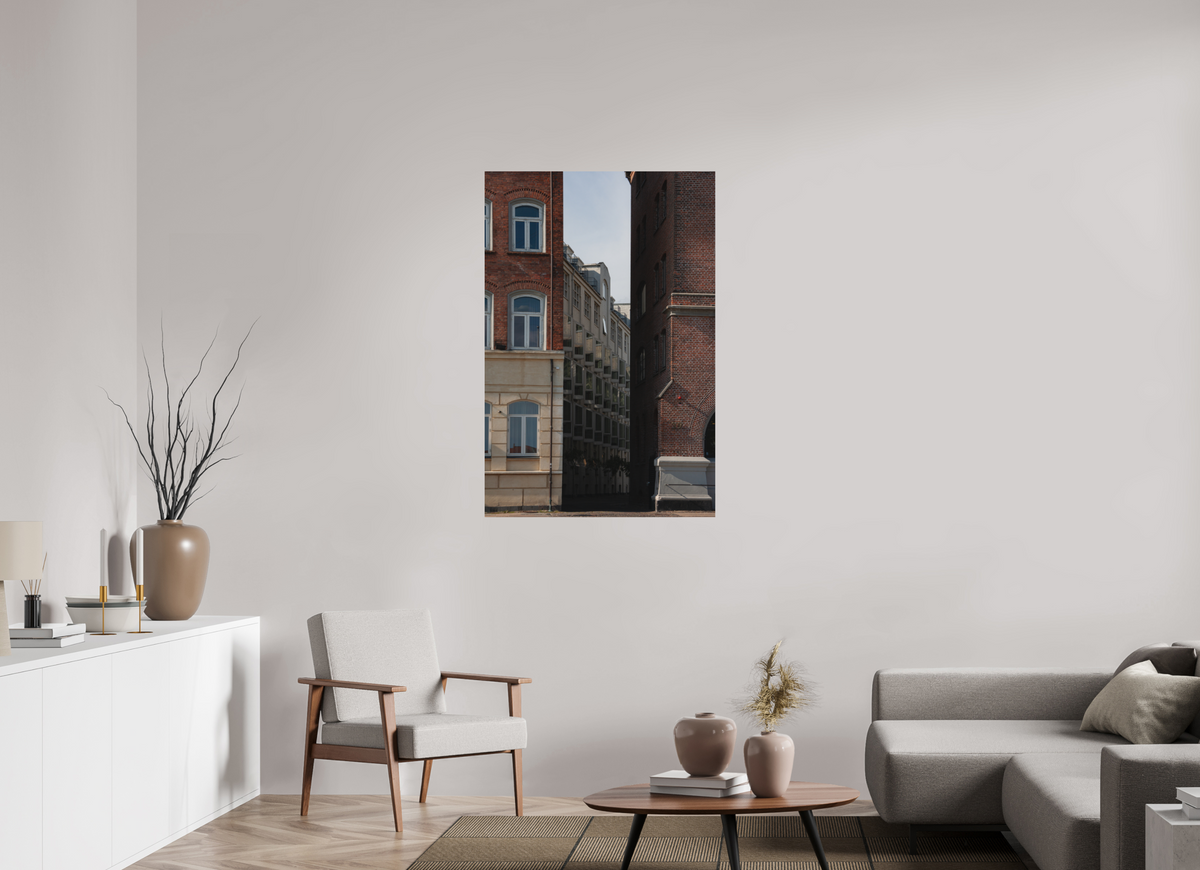 80 x 120 cm, Print on Aluminum Dibond Copenhagen Street