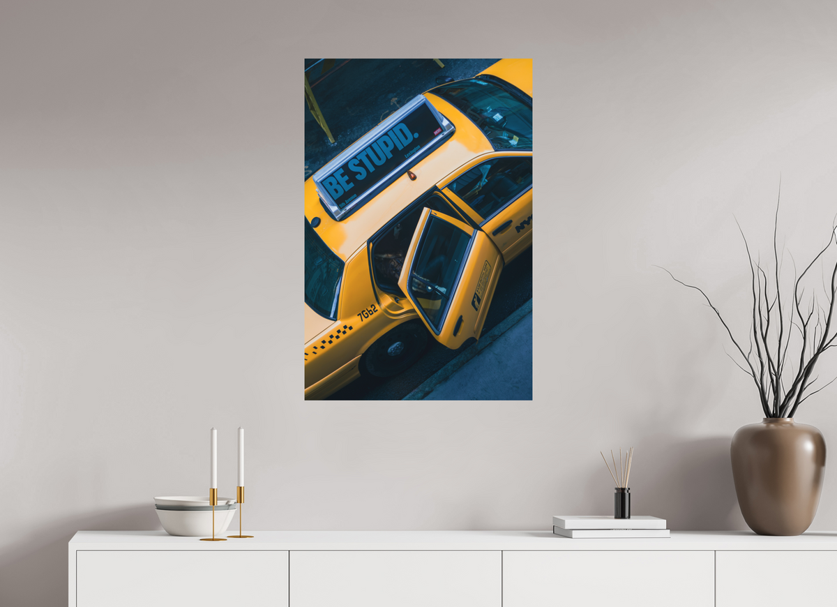 60 x 90 cm, Print on Aluminum Dibond Taxi