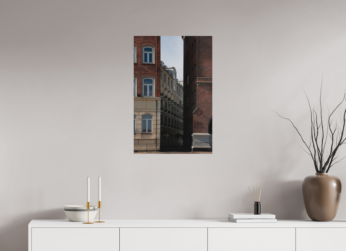50 x 75 cm, Print on Aluminum Dibond Copenhagen Street