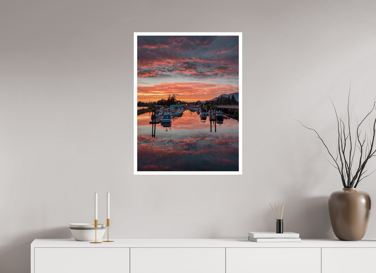 60 x 80 cm, Photo Print On Crystal DP II Victoria Quay