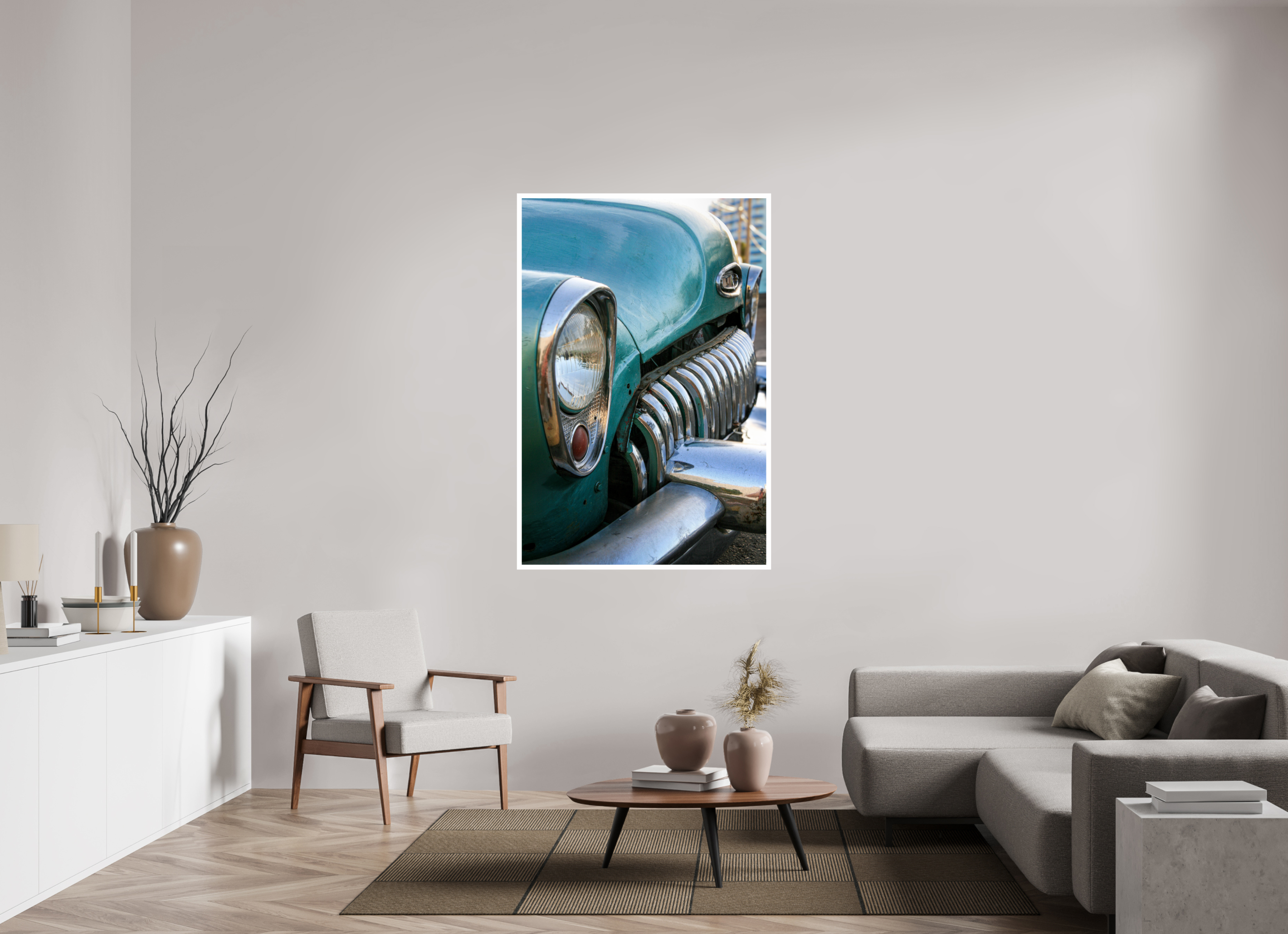 100 x 150 cm, Photo Print On Crystal DP II '53 Buick Special
