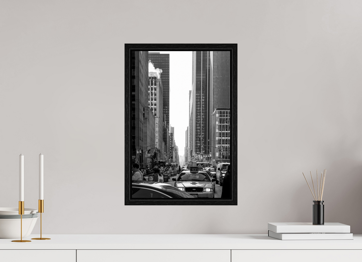 30 x 45 cm, Print under Acrylic with Floater Frame New York