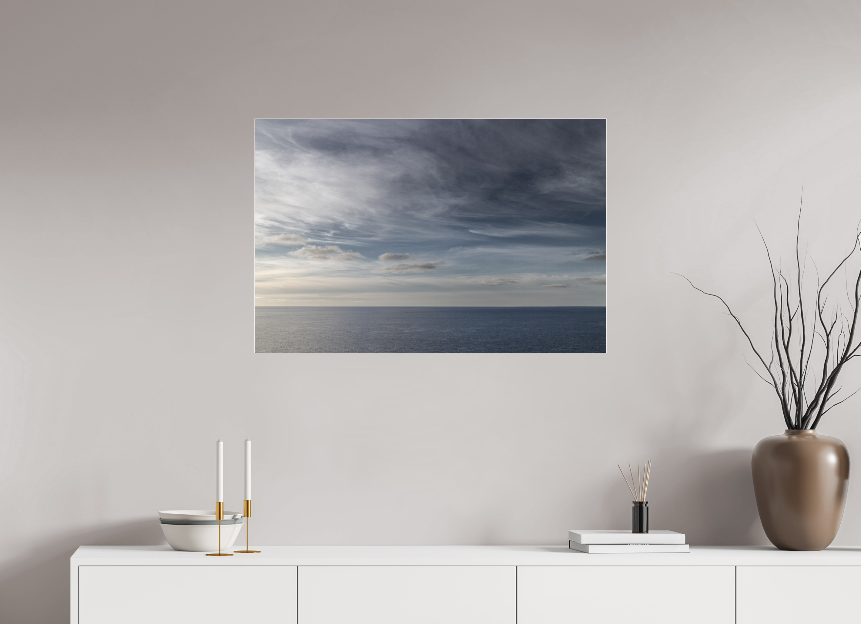 90 x 60 cm, Photo Print Under Acrylic Glass Ocean