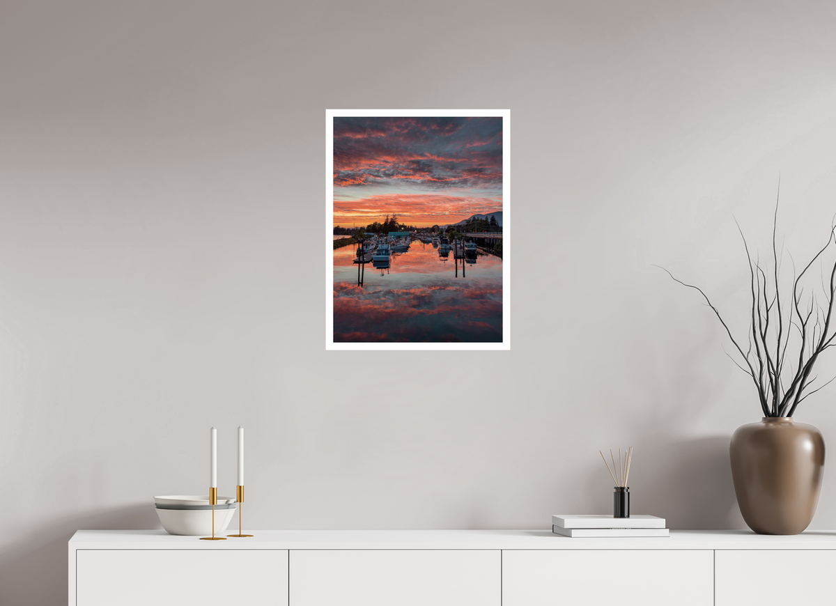 45 x 60 cm, Photo Print On Crystal DP II Victoria Quay
