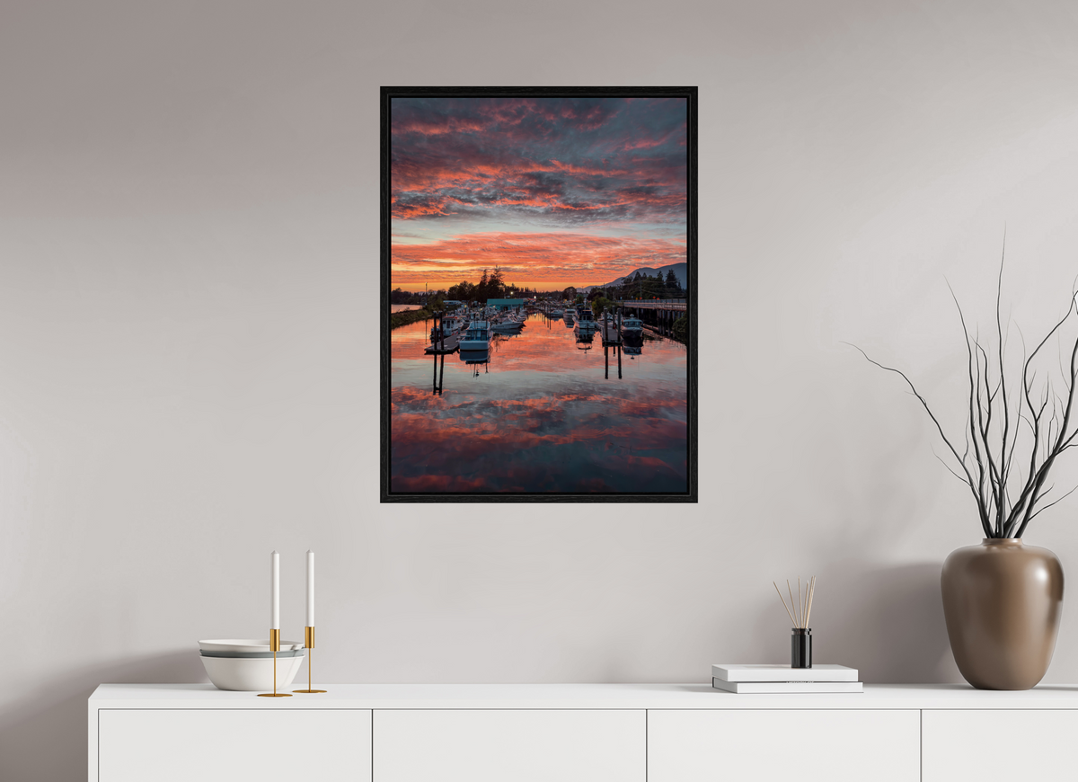 60 x 80 cm, Floater Frame Victoria Quay